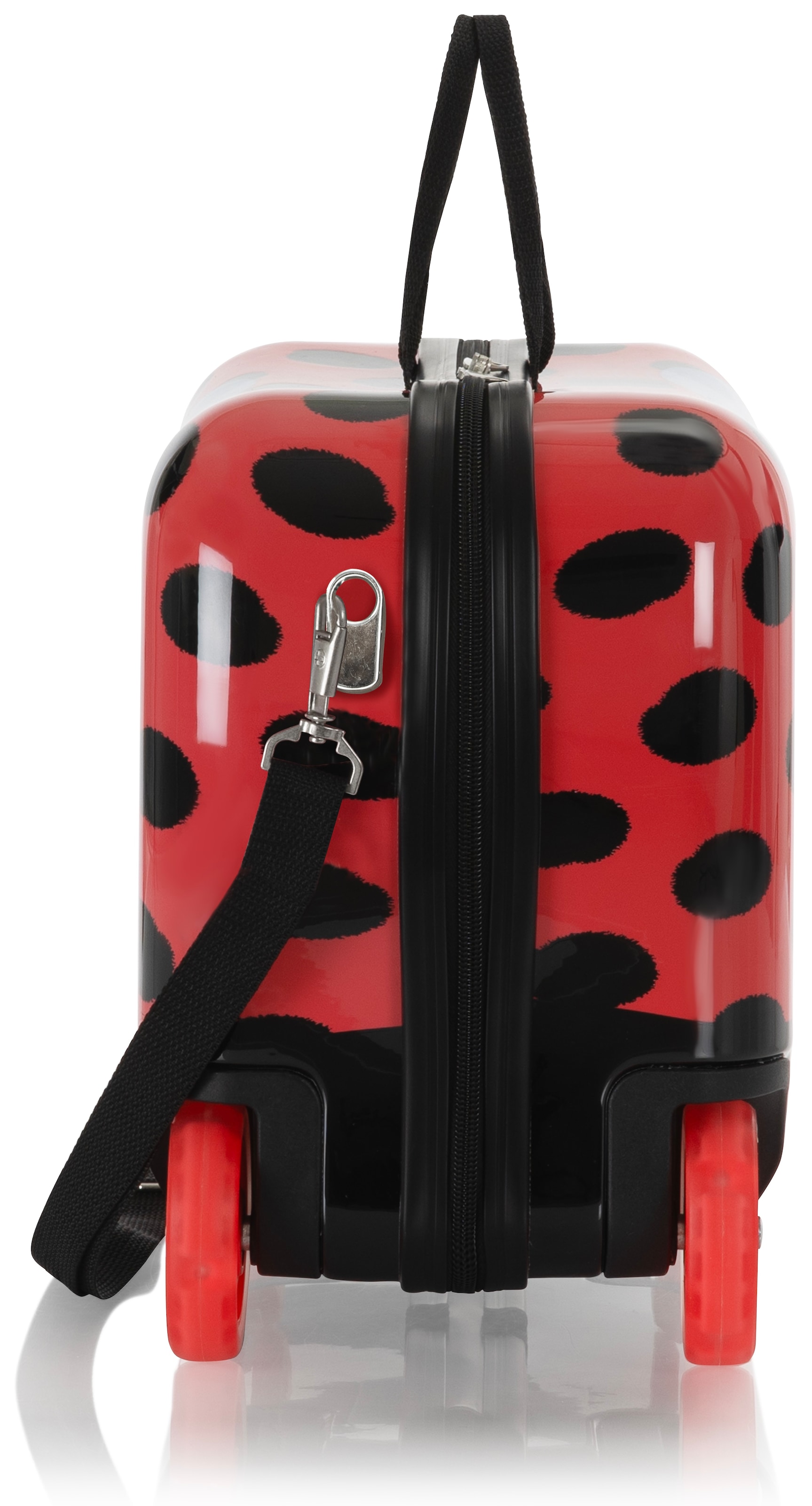 Heys Kinderkoffer »Kinderkoffer Heys Kids Ride-On Luggage, 16 cm«, 4 Rollen, Heys x Joachim Llambi Kindergepäck Kindertrolley Marienkäfer