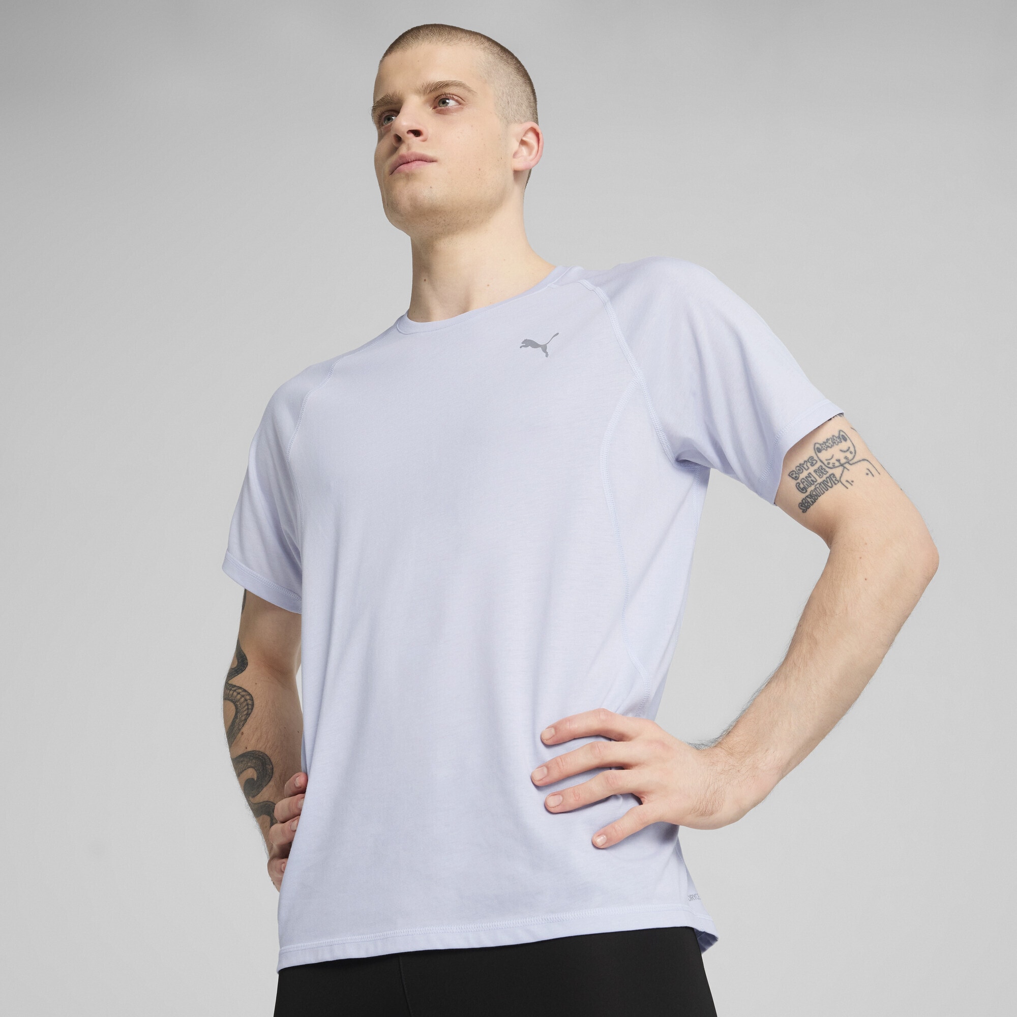 PUMA Laufshirt »VELOCITY Tri-Blend Lauf-T-Shirt Herren«