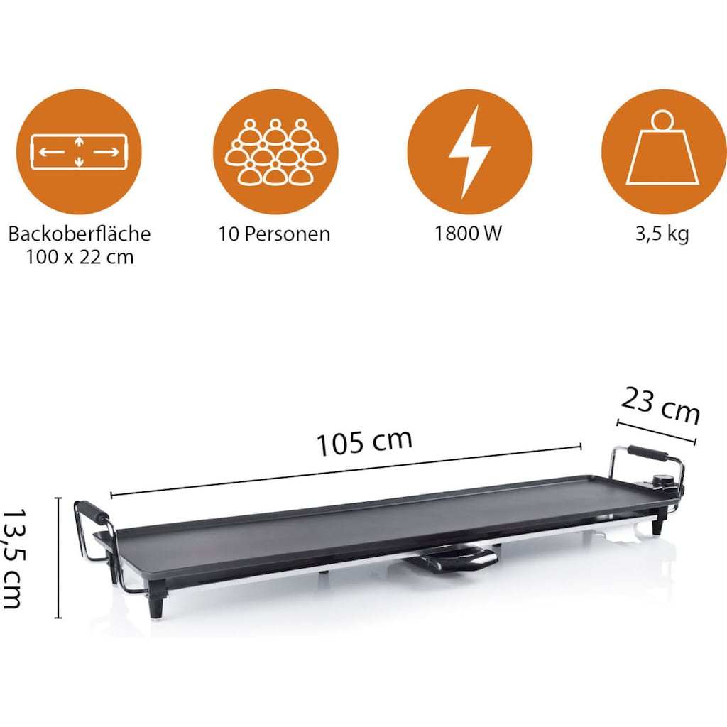 Tristar Tischgrill »Teppan Yaki BP-2834«, 1800 W