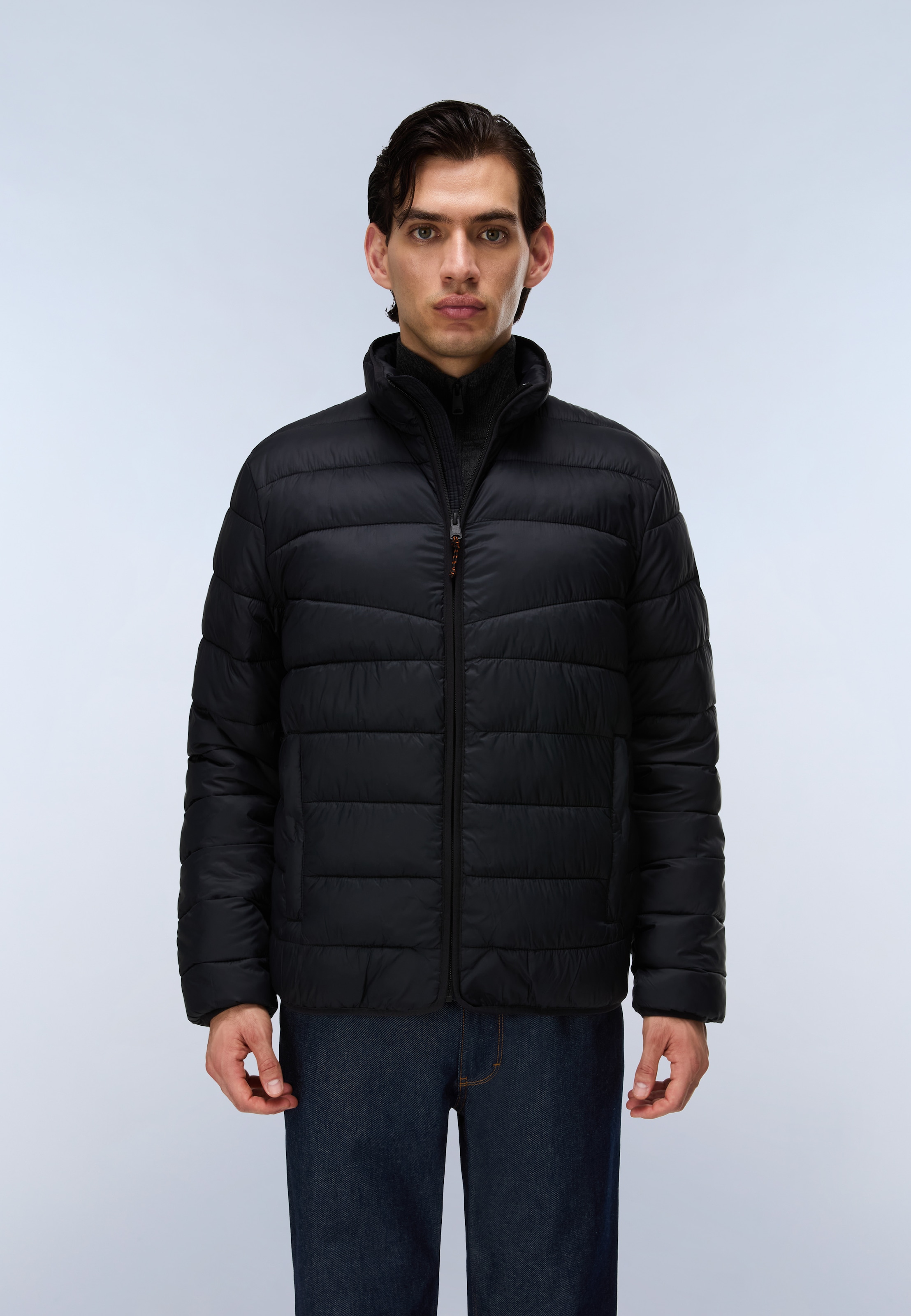 Napapijri Steppjacke "AERONS S 4 BLACK BEAUTY" auch in großen Größen, aus Polyamid