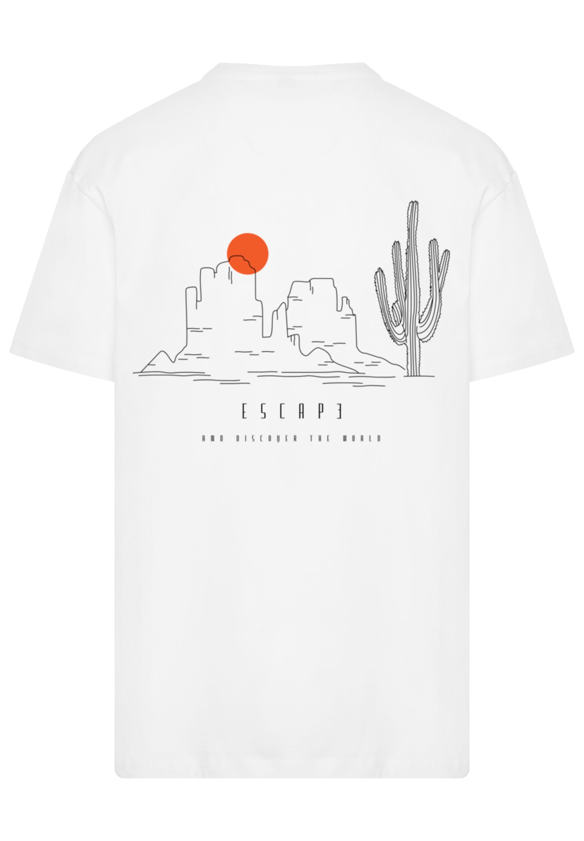 F4NT4STIC T-Shirt »Oversize Escape Discover the World Savannah«, Discover the World