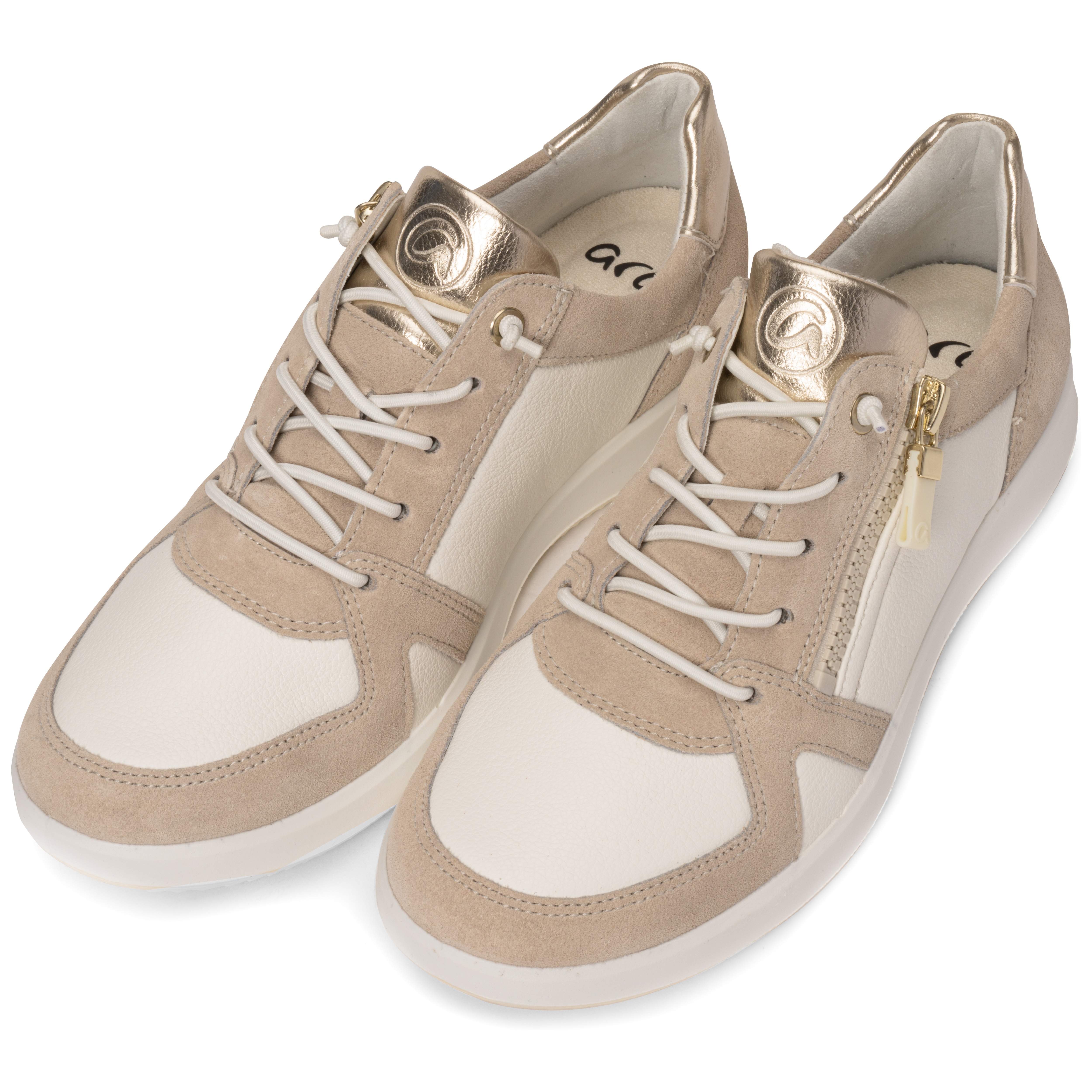 Ara Slip-On Sneaker "ROMA" Freizeitschuh, Halbschuh, Schnürschuh mit Logoprägung