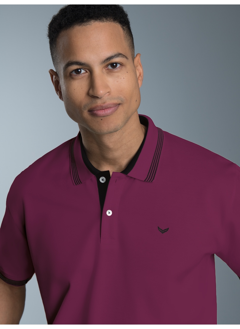 Trigema Poloshirt "TRIGEMA Poloshirt mit kontrastfarbigen Akzenten", (1 tlg günstig online kaufen