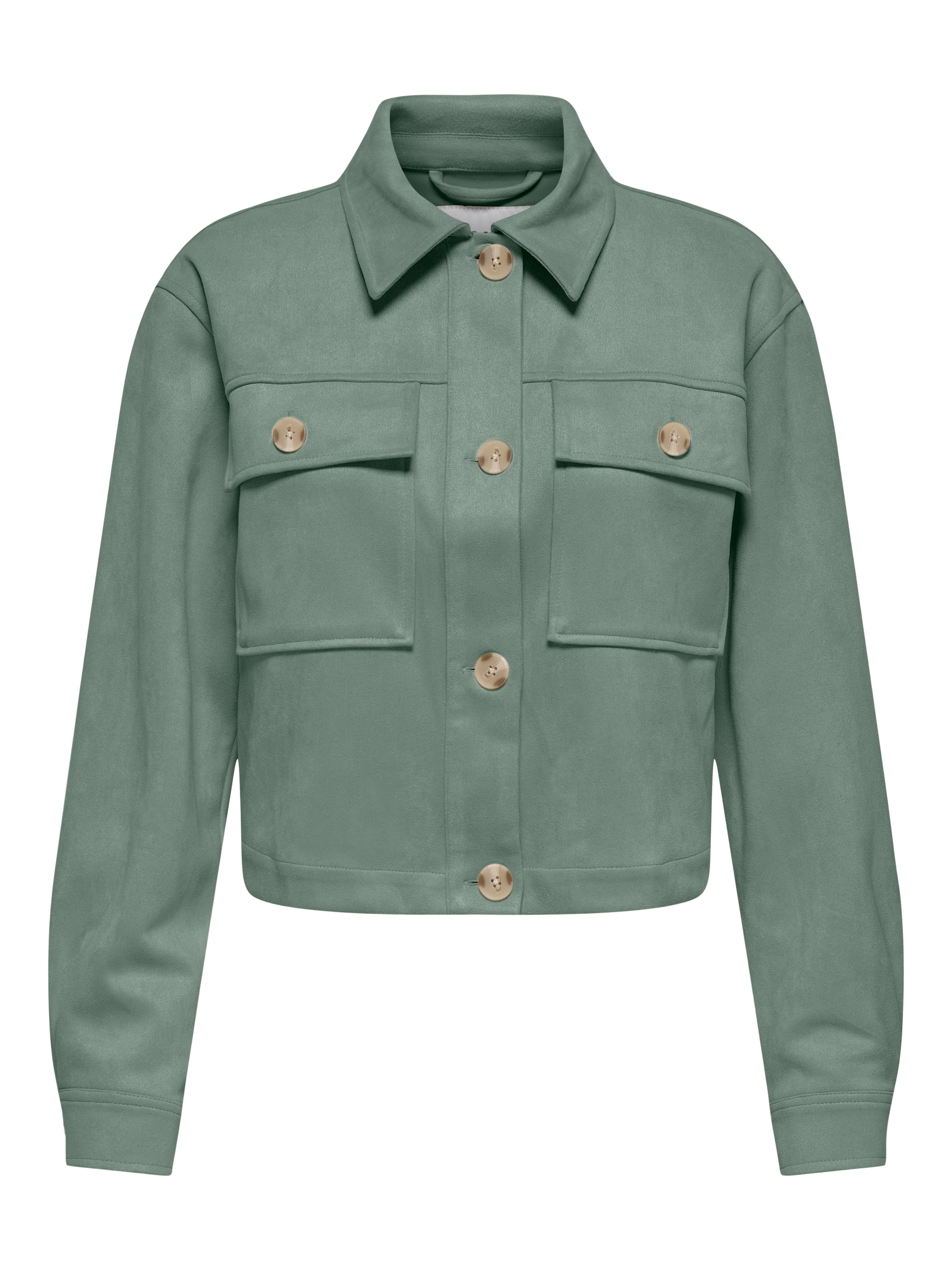 ONLY Kurzjacke "ONLBELICIA LIFE FAUX SUEDE JACKET OTW" aus weichem Wildlede günstig online kaufen