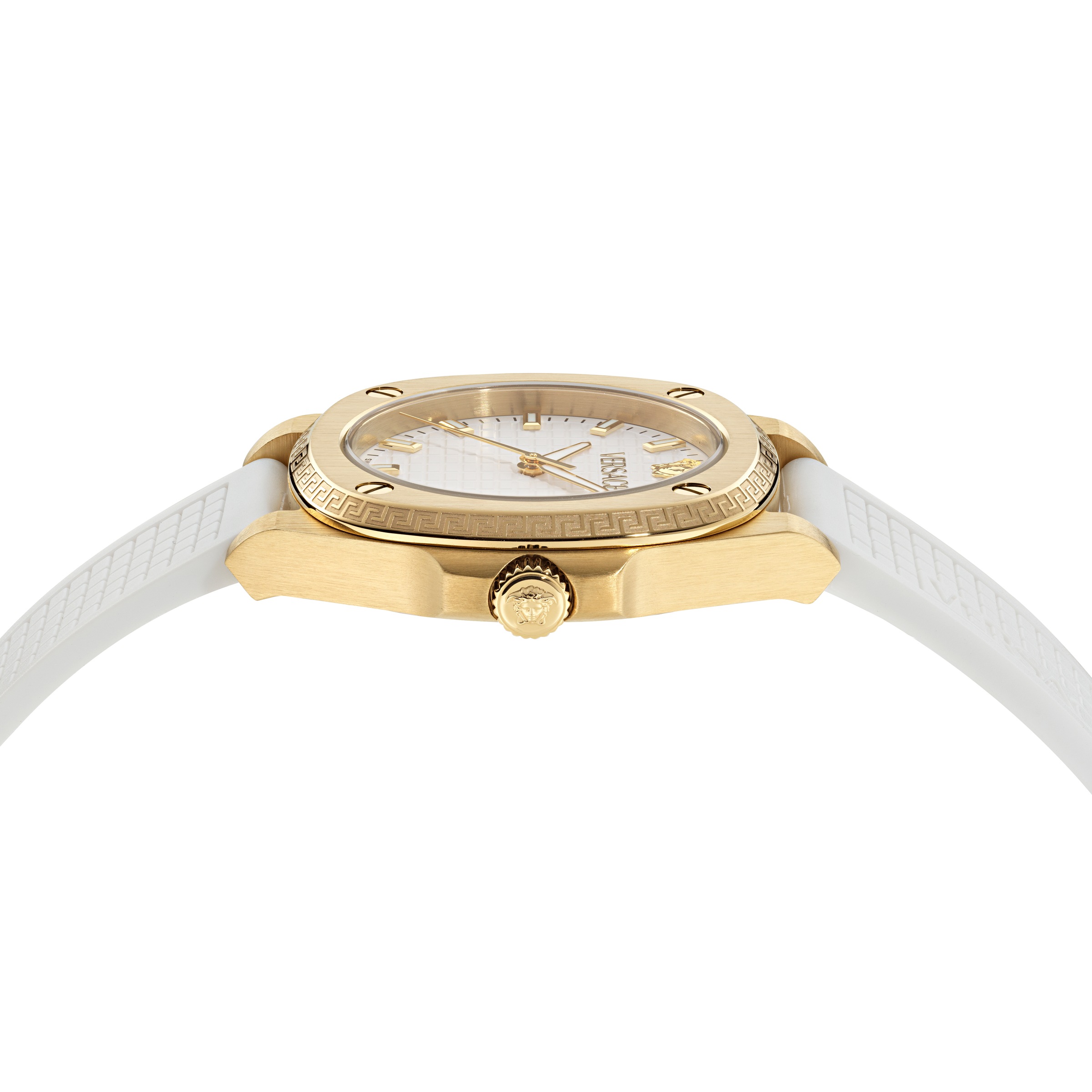 Versace Quarzuhr »GRECA PULSE« Armbanduhr, Damenuhr, Swiss Made, analog