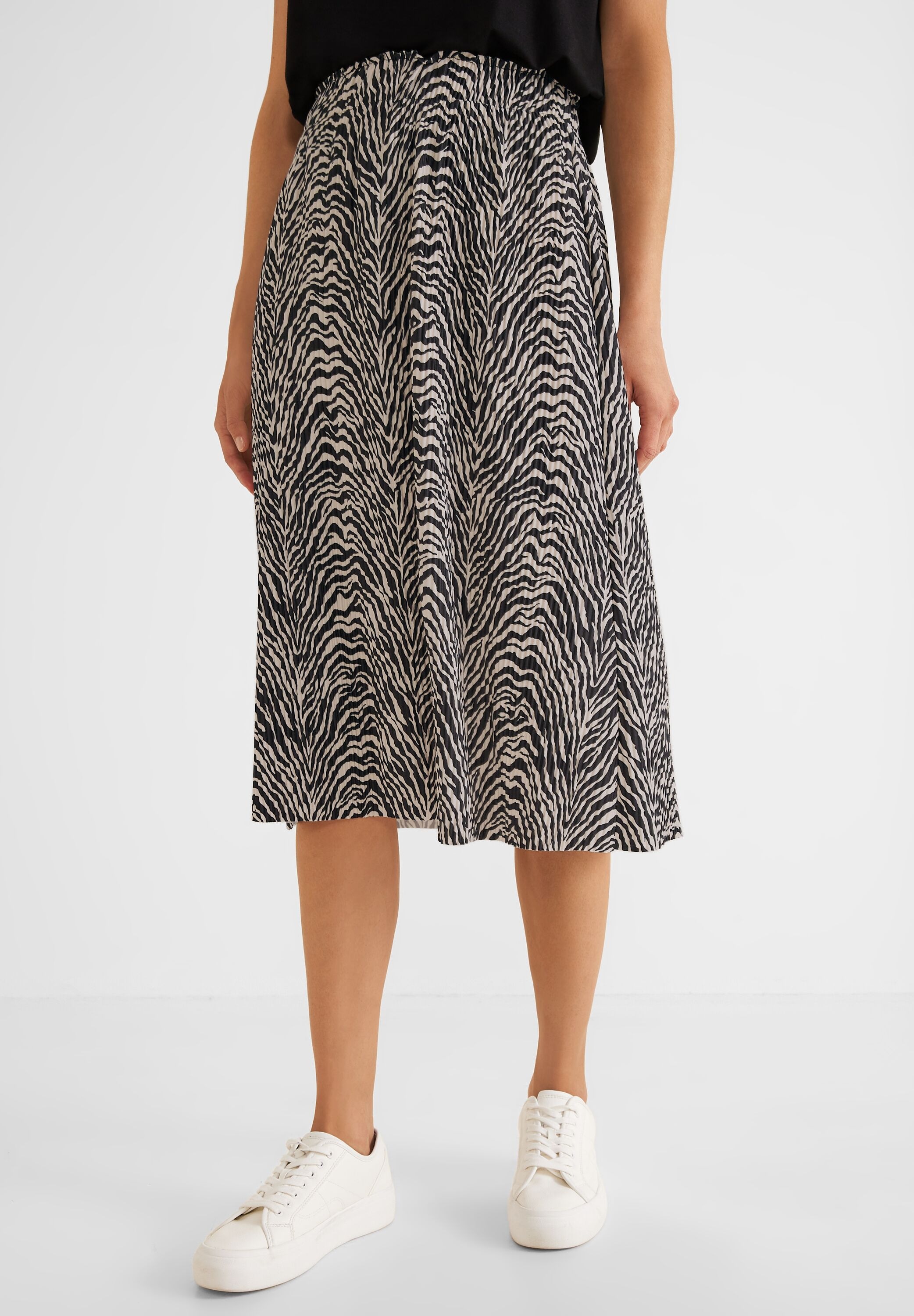 STREET ONE Maxirock mit allover Print