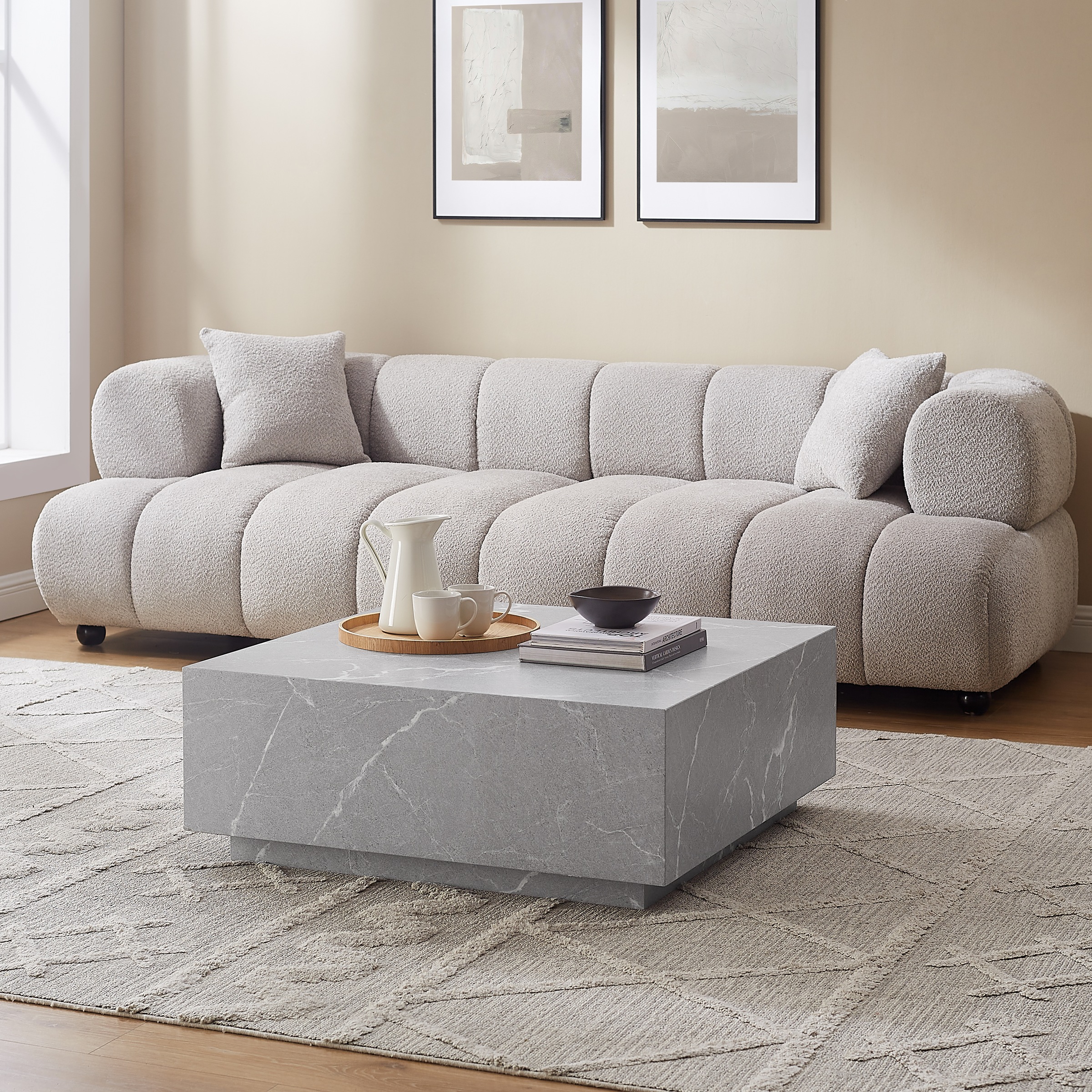 SalesFever Couchtisch "Almería Couchtisch: Beistelltisch mit Schwebe-Effekt günstig online kaufen