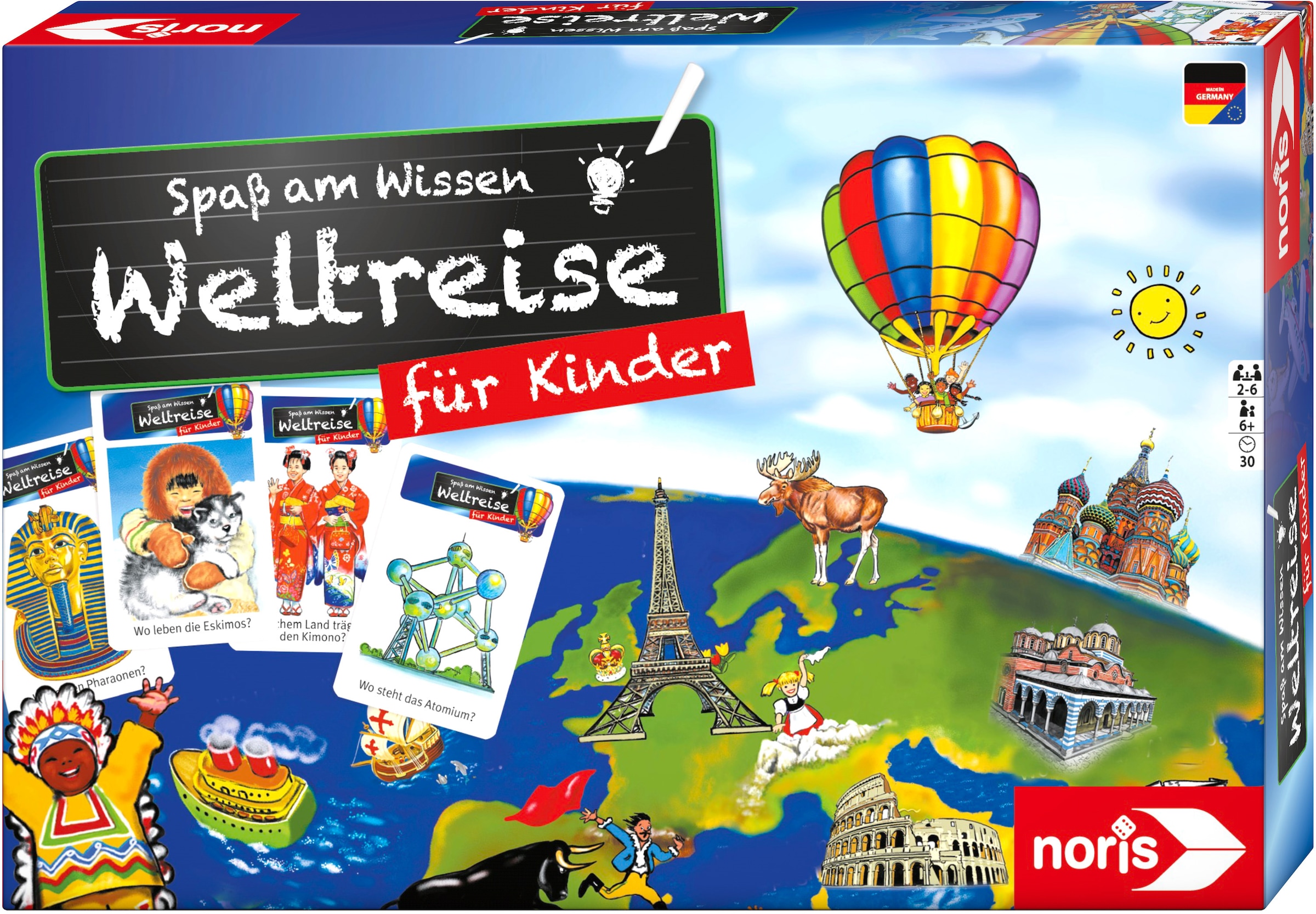 Noris Spiel »Spaß am Wissen - Weltreise für Kinder«