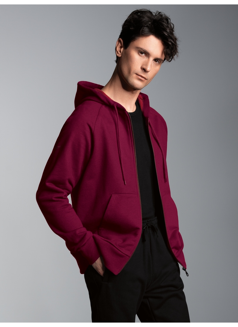 Trigema Sweatjacke "TRIGEMA Sweatjacke mit Kapuze"