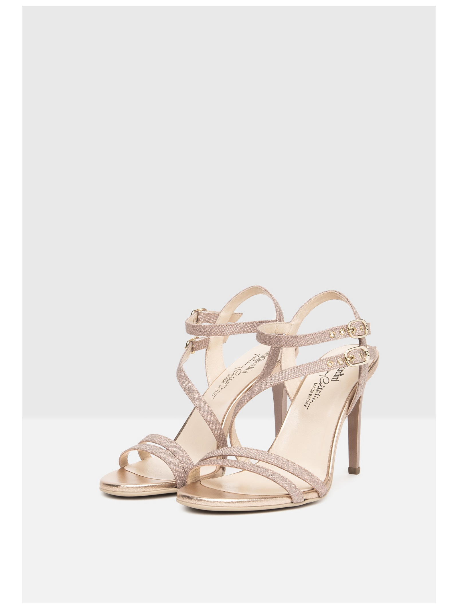 Pumps NERO GIARDINI "Nero Giardini Sandalen Lederimitat", Damen, Gr. 36, beige, Lederimitat, Schuhe Pumps 3