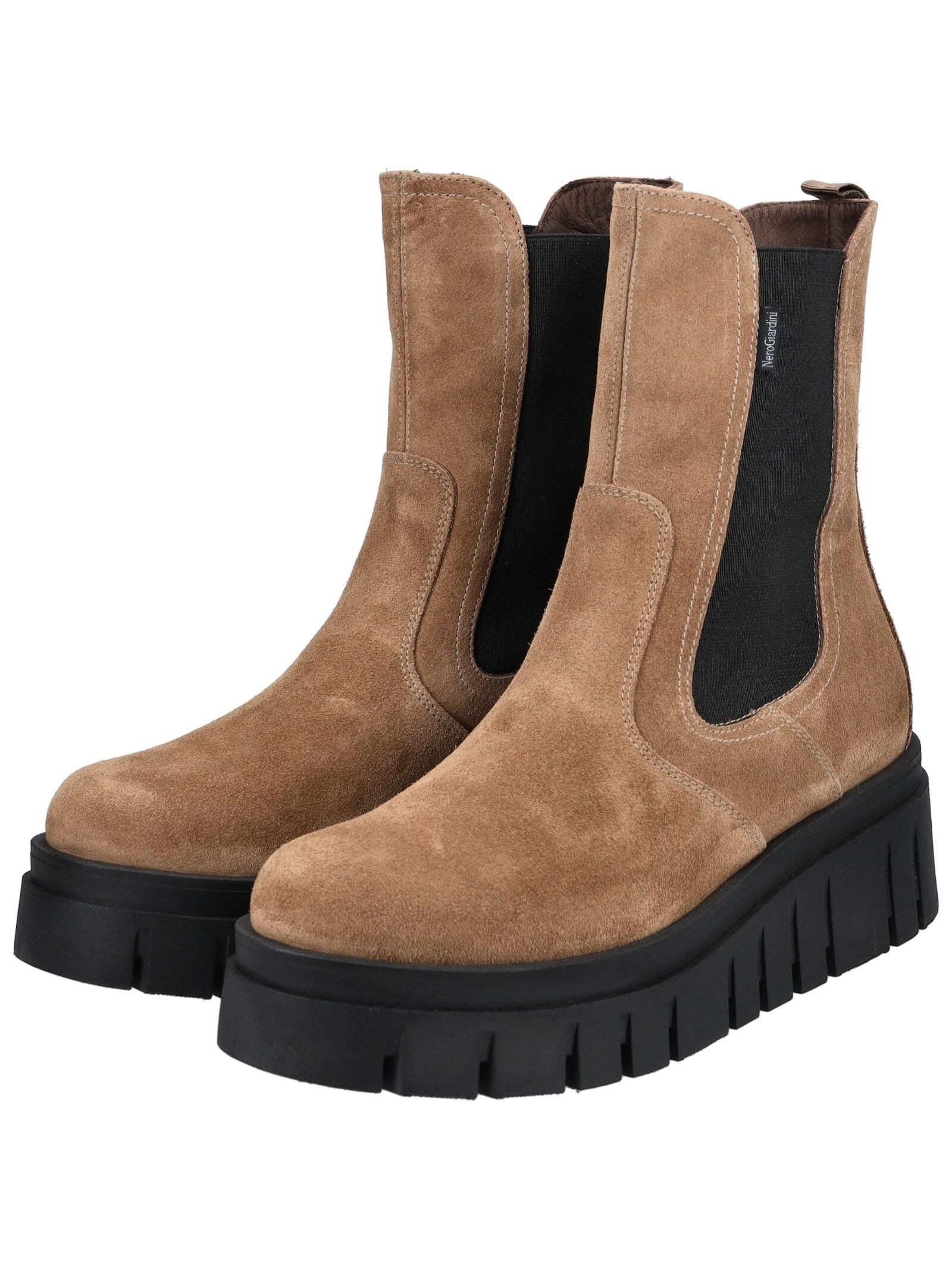 Nero Giardini Stiefelette »Nero Giardini Stiefelette Veloursleder/Textil«