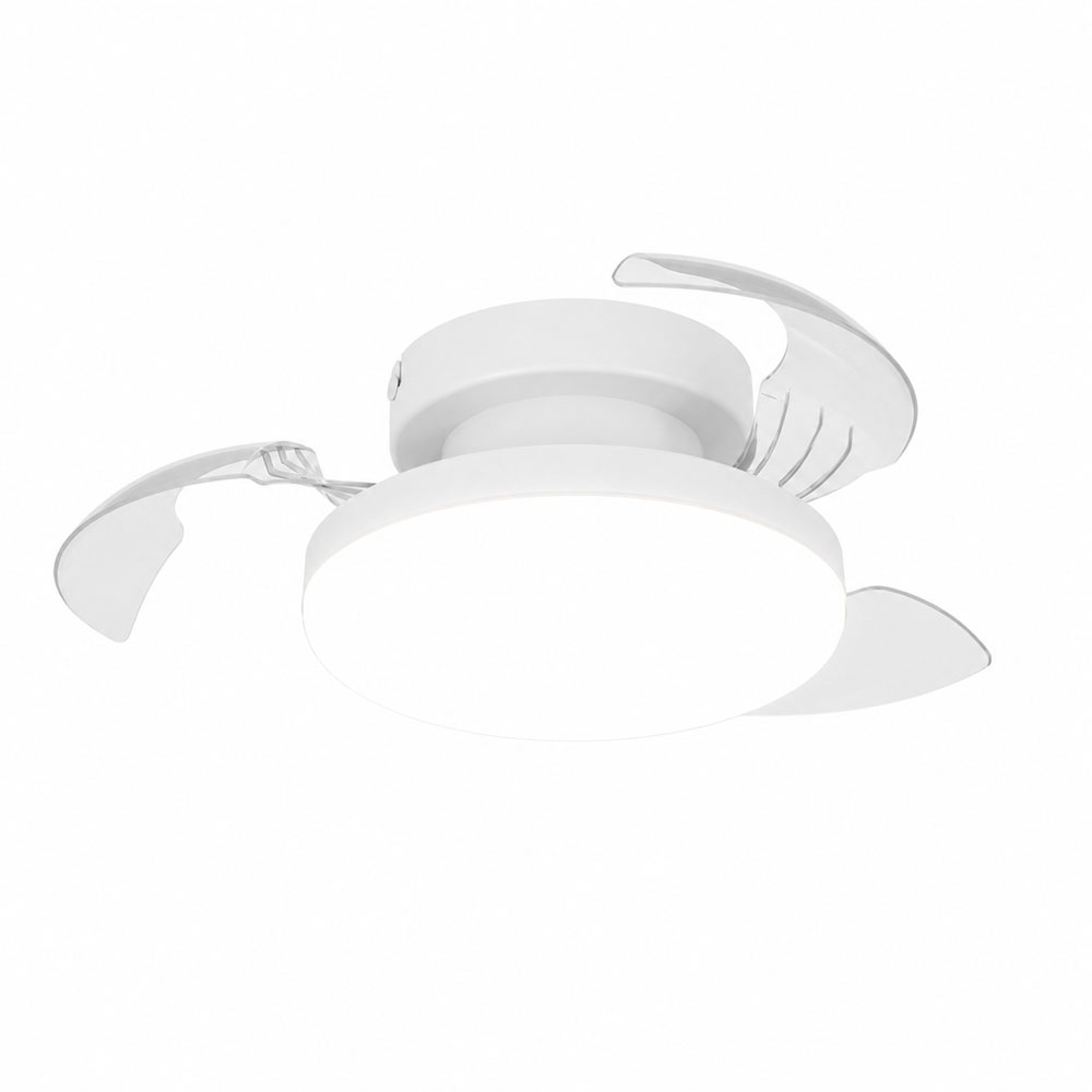 EGLO LED Deckenleuchte »HOVLEY« LED-Modul 1 Stk. Kaltweiß | Neutralweiß | Warmweiß LED Ventilator mit Beleuchtung - in weiß - Ø41cm - 3 Geschwindigkeiten