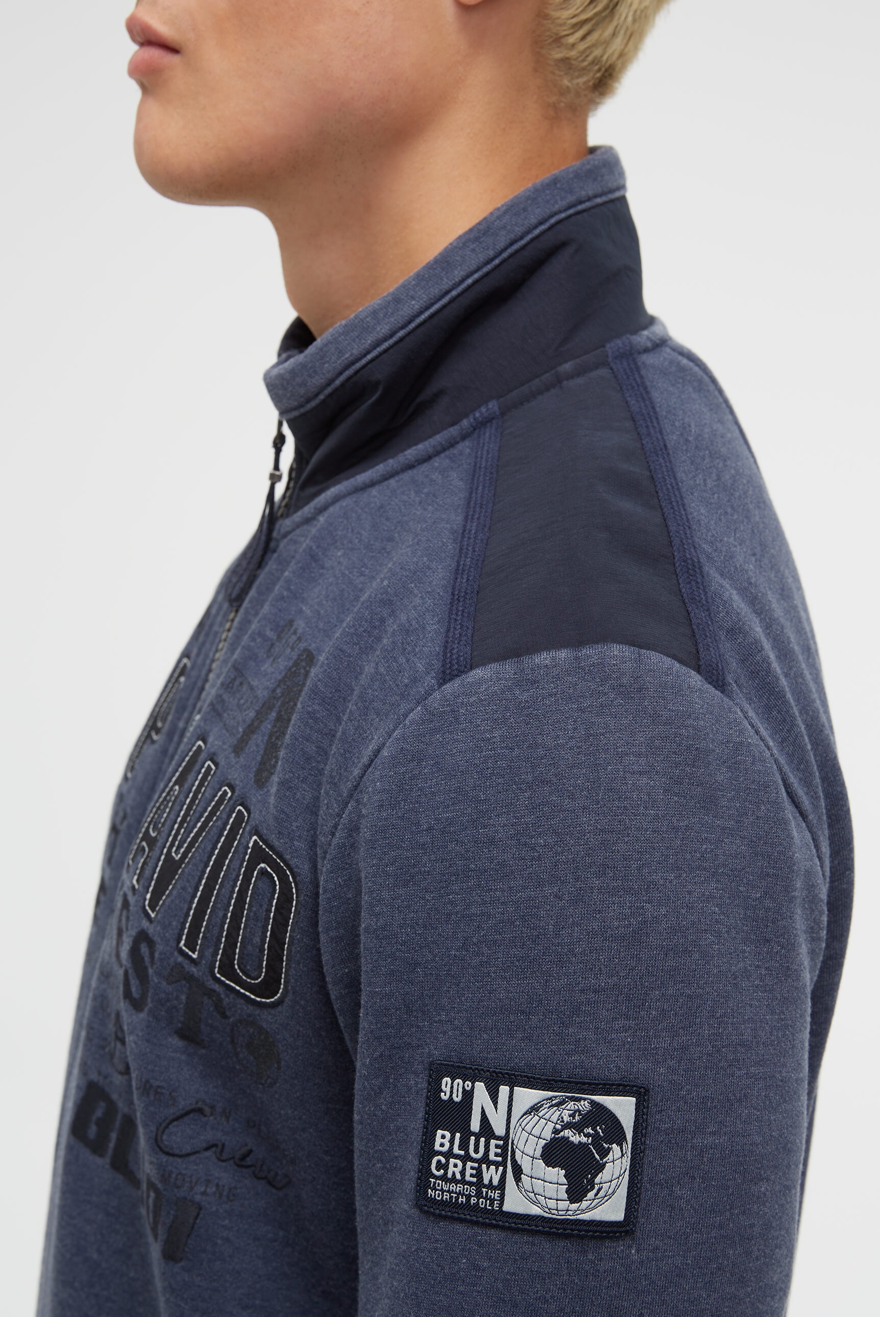 CAMP DAVID Sweatjacke, mit Reißverschlusstaschen