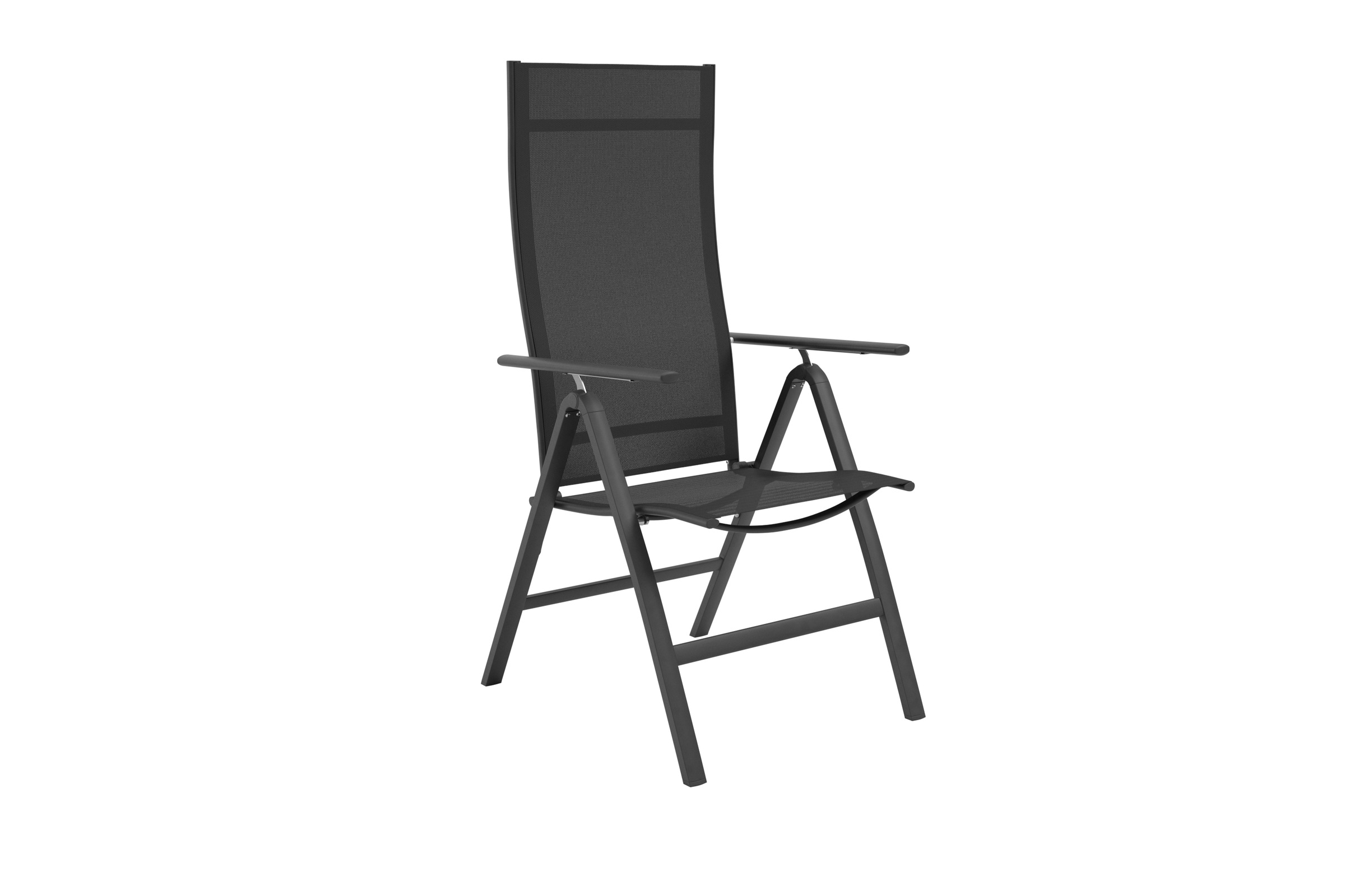 Garten-Essgruppe KONIFERA "»Messina«", grau (anthrazit), 5tlg. Set Messina, Aluminium, Sitzmöbel-Sets, Tisch 90x160x75 cm, 4 Stühle 3