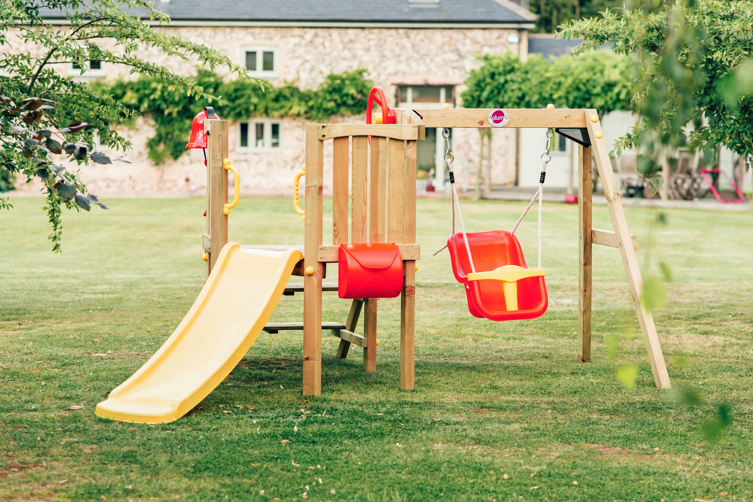 plum Spielturm »Kleinkinder Turm mit Babyschaukel«, BxLxH: 162x244x123 cm