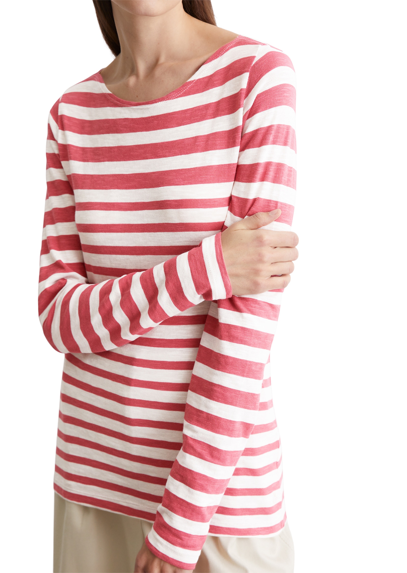 Marc O'Polo Langarmshirt »aus Slubjersey«