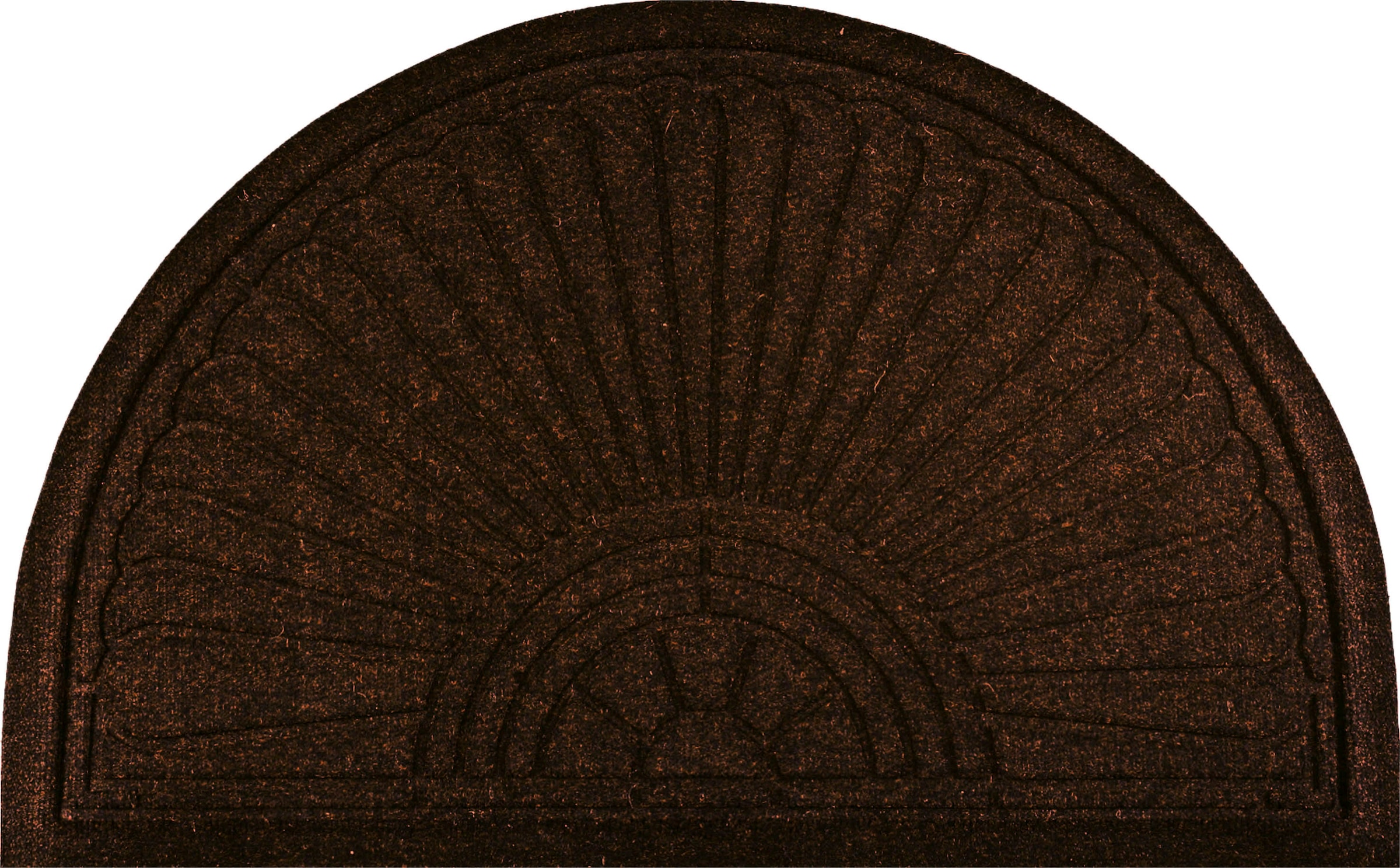 wash+dry by Kleen-Tex Fußmatte »DUNE Halfmoon dark brown«, halbrund,  Schmutzfangmatte, rutschhemmend, In- und Outdoor geeignet, waschbar kaufen  | BAUR