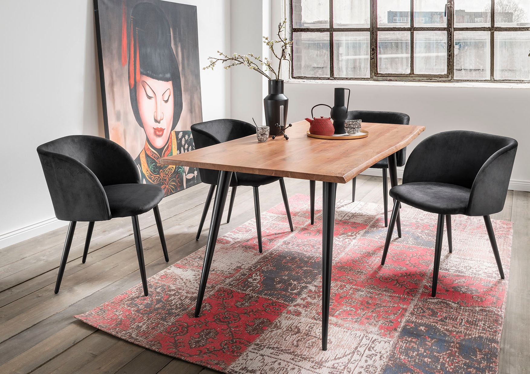 Paroli Esstisch "Hannah" in 3 Breiten günstig online kaufen