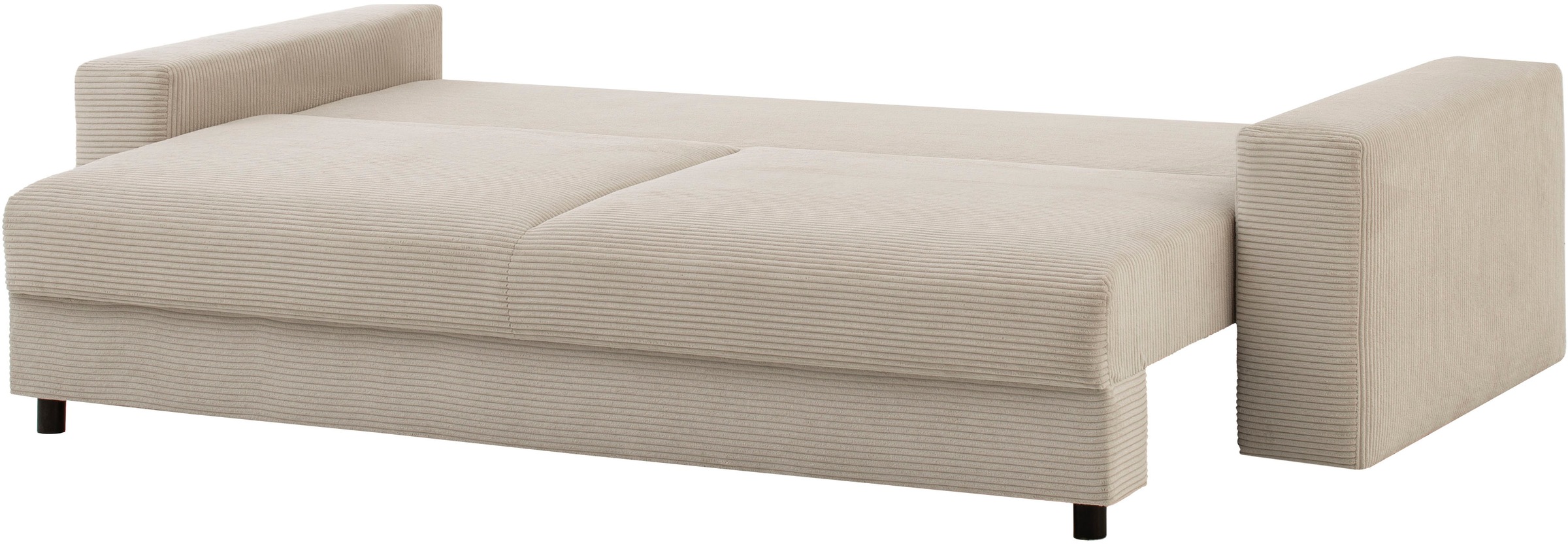LeGer Home by Lena Gercke Schlafsofa »Imoga, Polster mit Schlaffunktion, 3-Sitzer Sofa, Couch mit Bettkasten«, in modernen Farben und Stoffen, Bettfunktion, Liegefläche: 200x150 cm