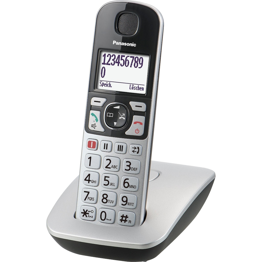 Panasonic Seniorentelefon »KX-TGE510«, (Mobilteile: 1)