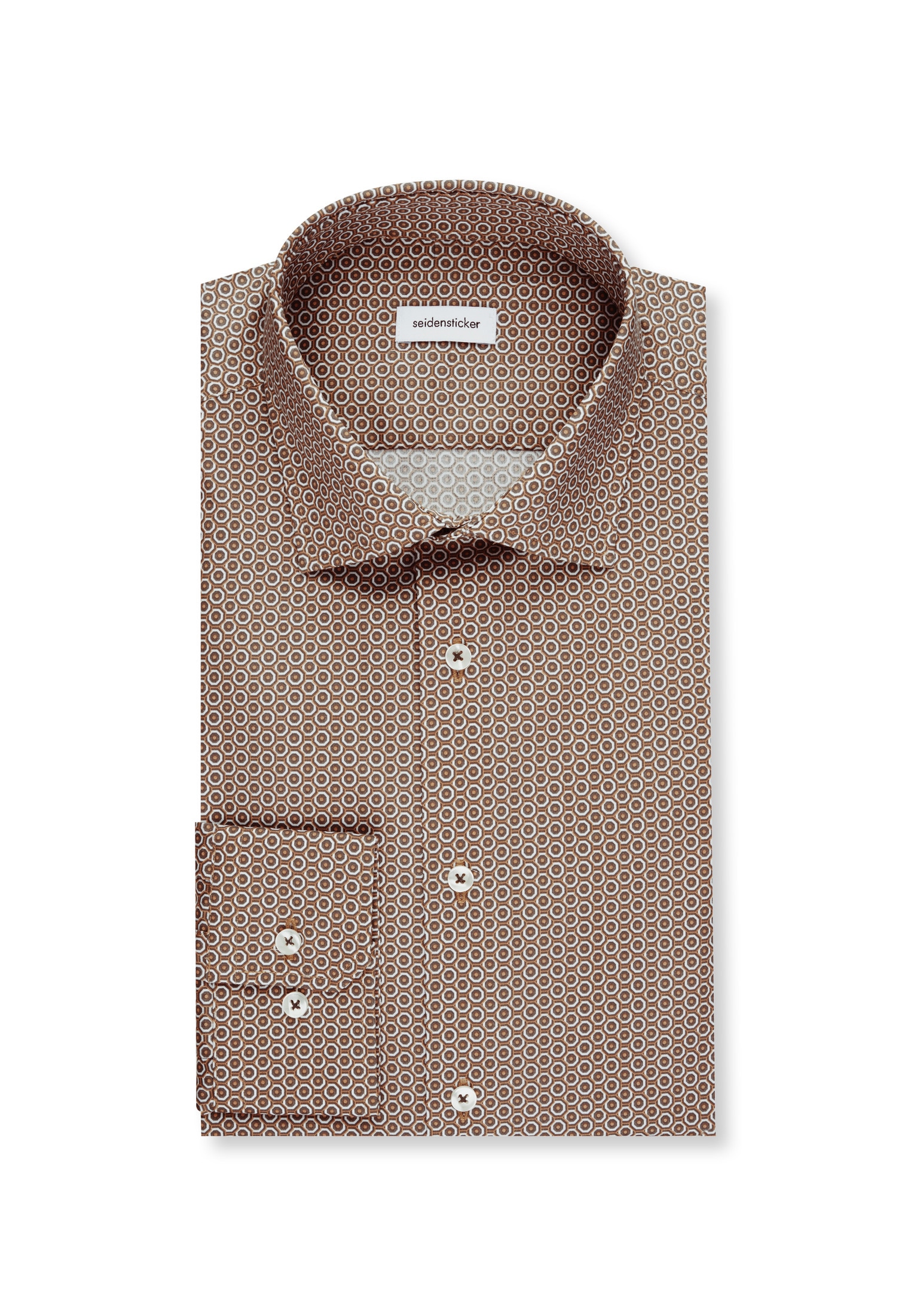 seidensticker Businesshemd »Slim« Slim 1/1 Kentkragen Druck