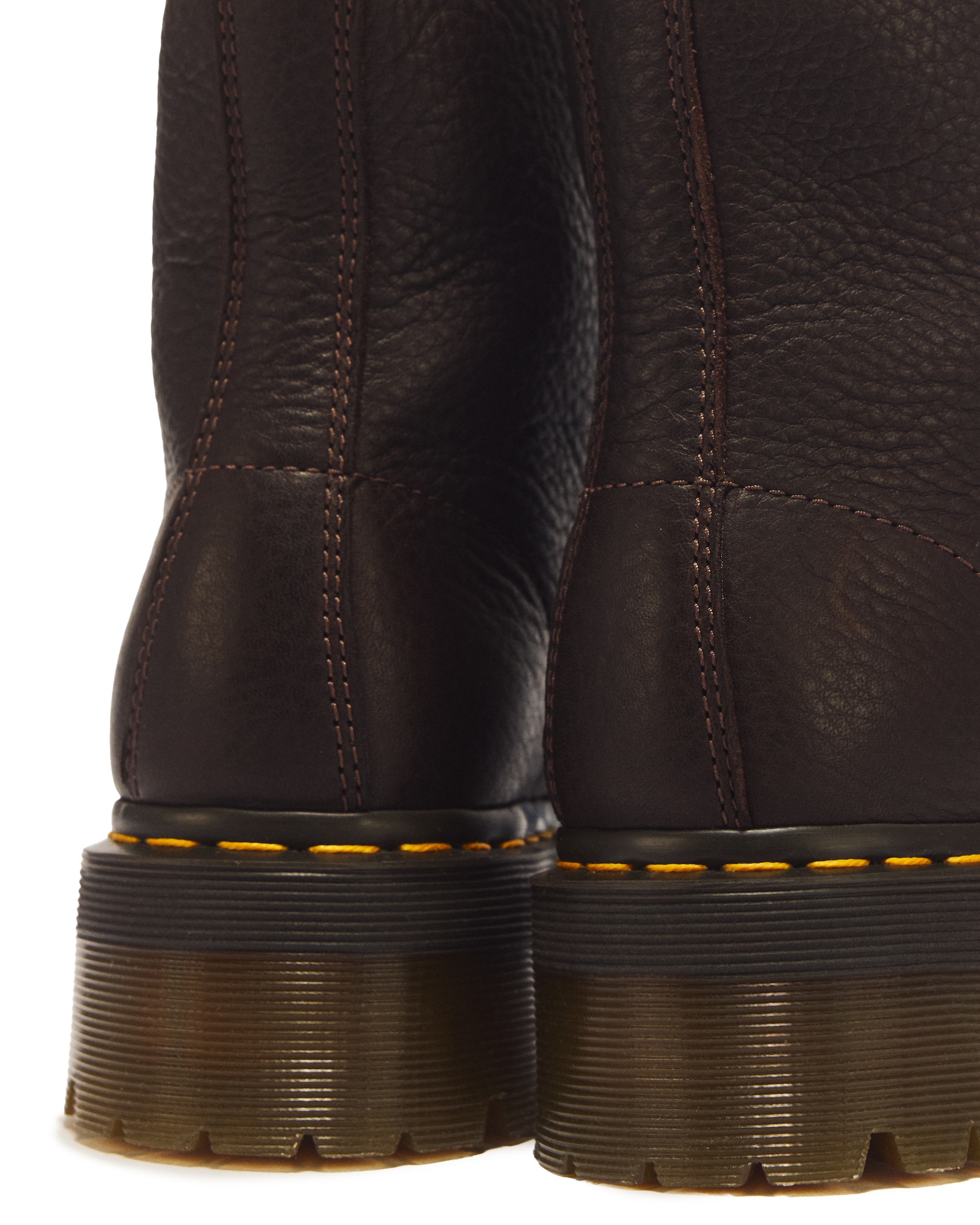 DR. MARTENS Schnürboots »Sinclair«  Blockabsatz, Schnürstiefelette mit logobedruckter Anziehlasche