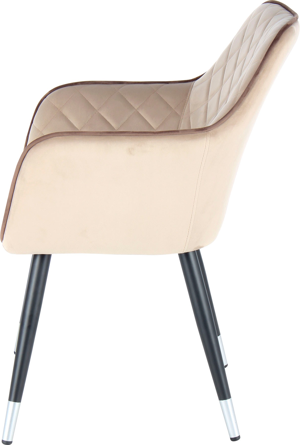 Kayoom Polsterstuhl »Stuhl Amino 525, stilvoller Design-Stuhl, elegante Optik«, 1 St., samtweicher Bezug, elegant, glamourös, elegante Optik