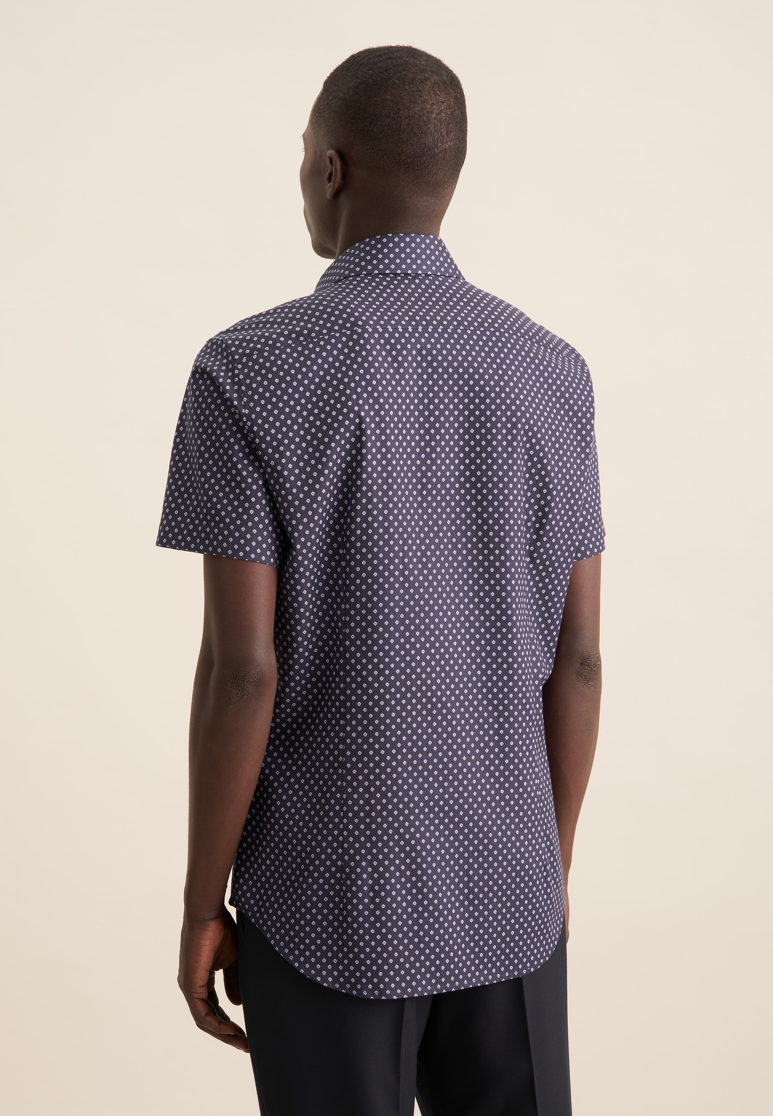 seidensticker Businesshemd "Shaped" Shaped 1/2 Kentkragen Druck günstig online kaufen