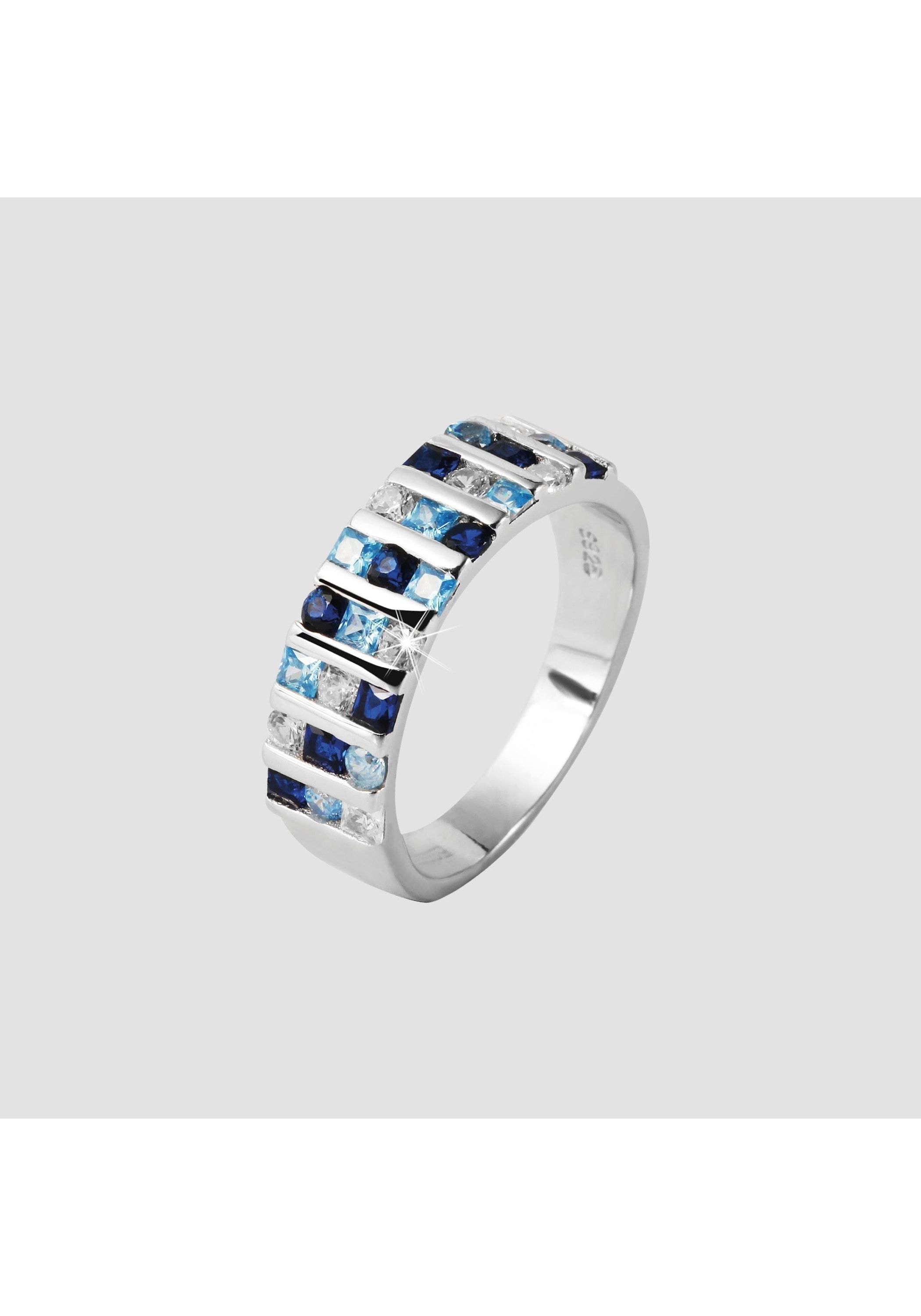 AKZENT Fingerring »"Blurin" aus 925 Sterlingsilber mit Zirkonia, rhodiniert, Gr.«