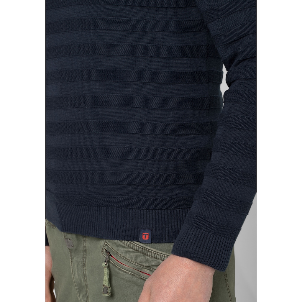 TIMEZONE Strickpullover »Striped Crewneck Sweater«
