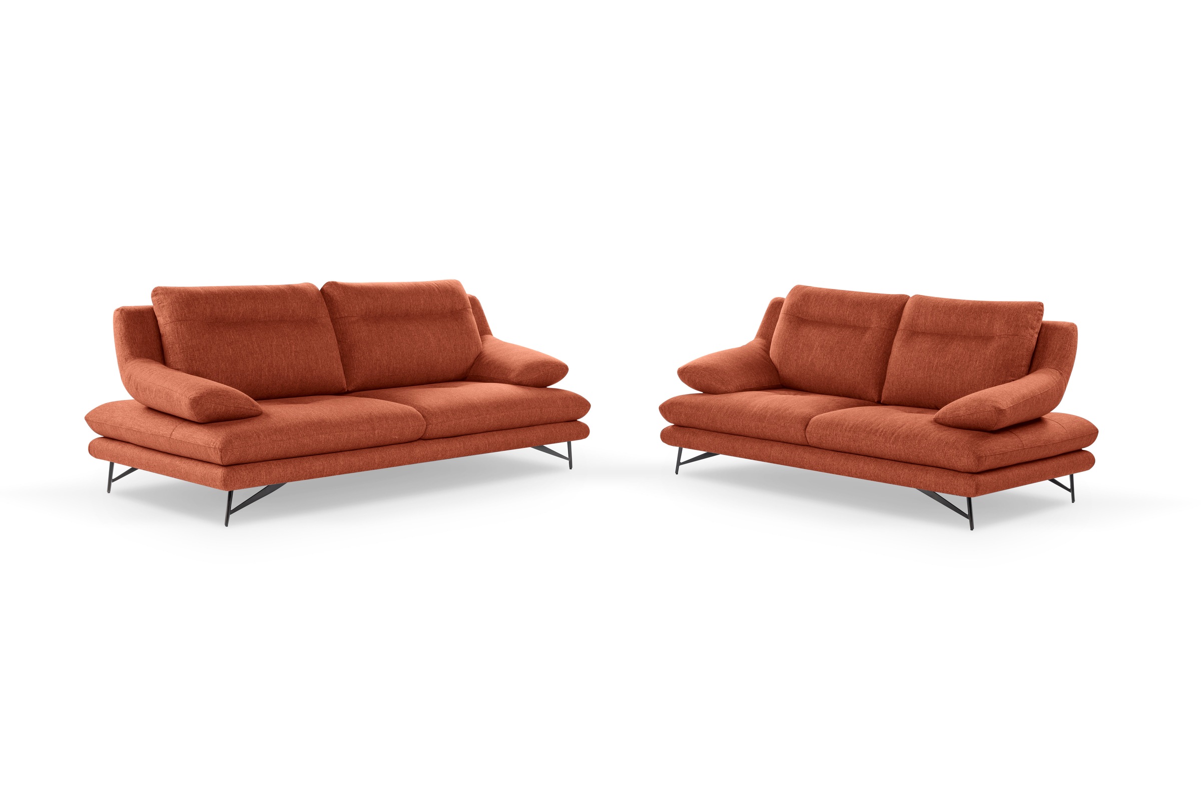 CALIA ITALIA 2-Sitzer »Cezanne, italienisches Designsofa mit erstklassigem Sitzkomfort«, wahlweise mit Sitztiefenverstellung