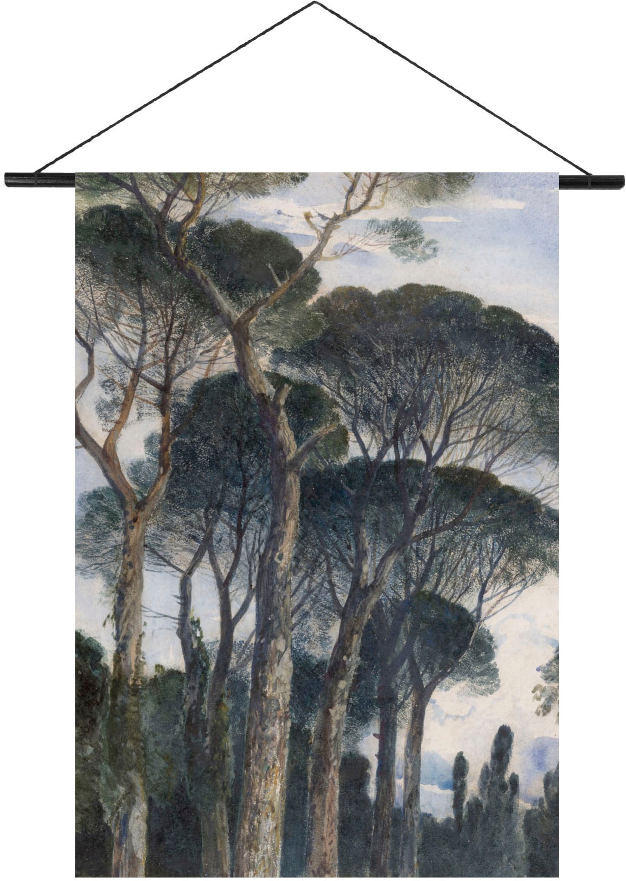 Art for the home Wandbild "Schirmkiefern", Art-Landschaft, (1 St.), Textilp günstig online kaufen