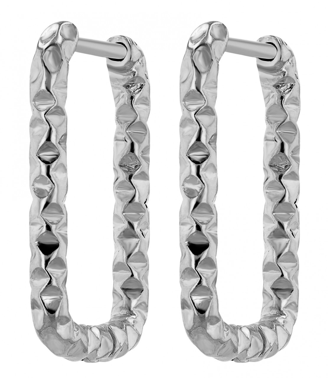 Adelia´s Paar Creolen »Damen Creolen aus poliertem Edelstahl«