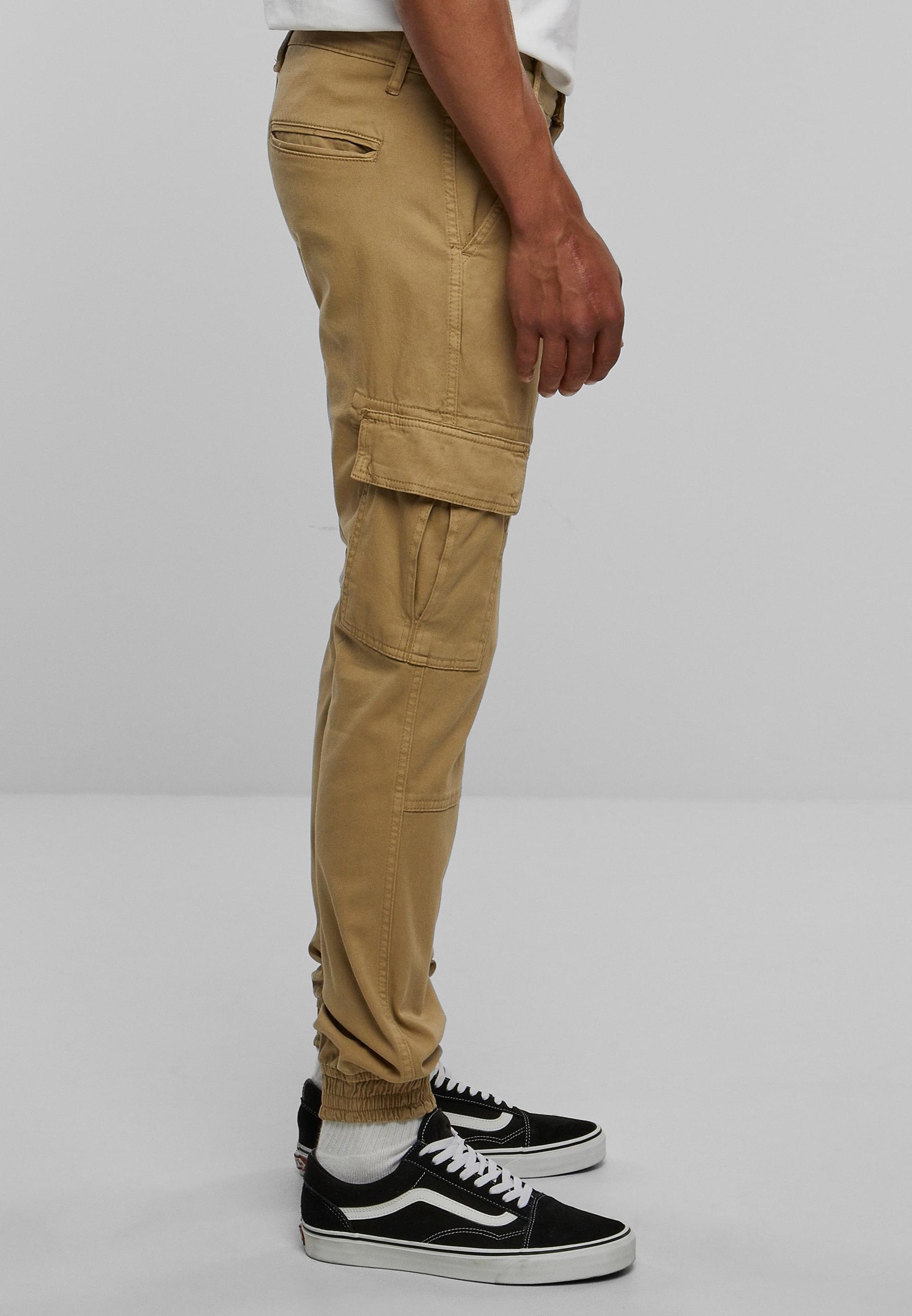 URBAN CLASSICS Cargohose »Urban Classics Herren Washed Cargo Twill Jogging Pants«, (1 tlg.)