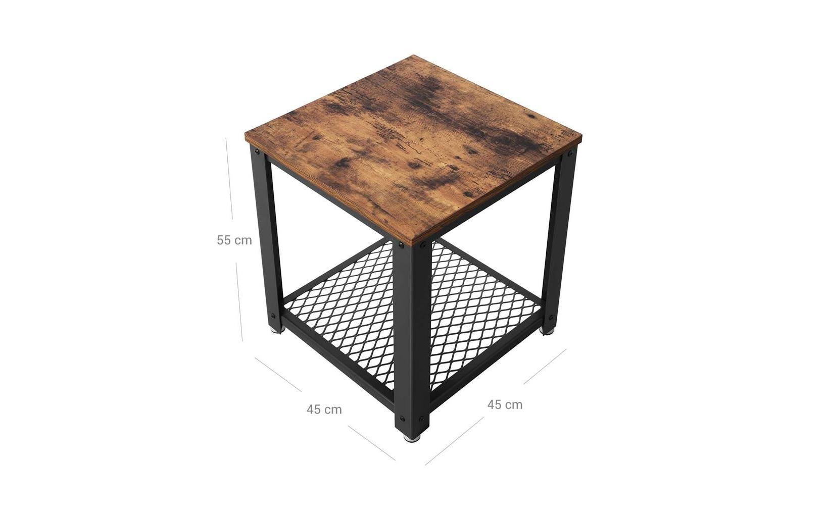 VASAGLE Beistelltisch »mit Ablage 45 x 55 cm«