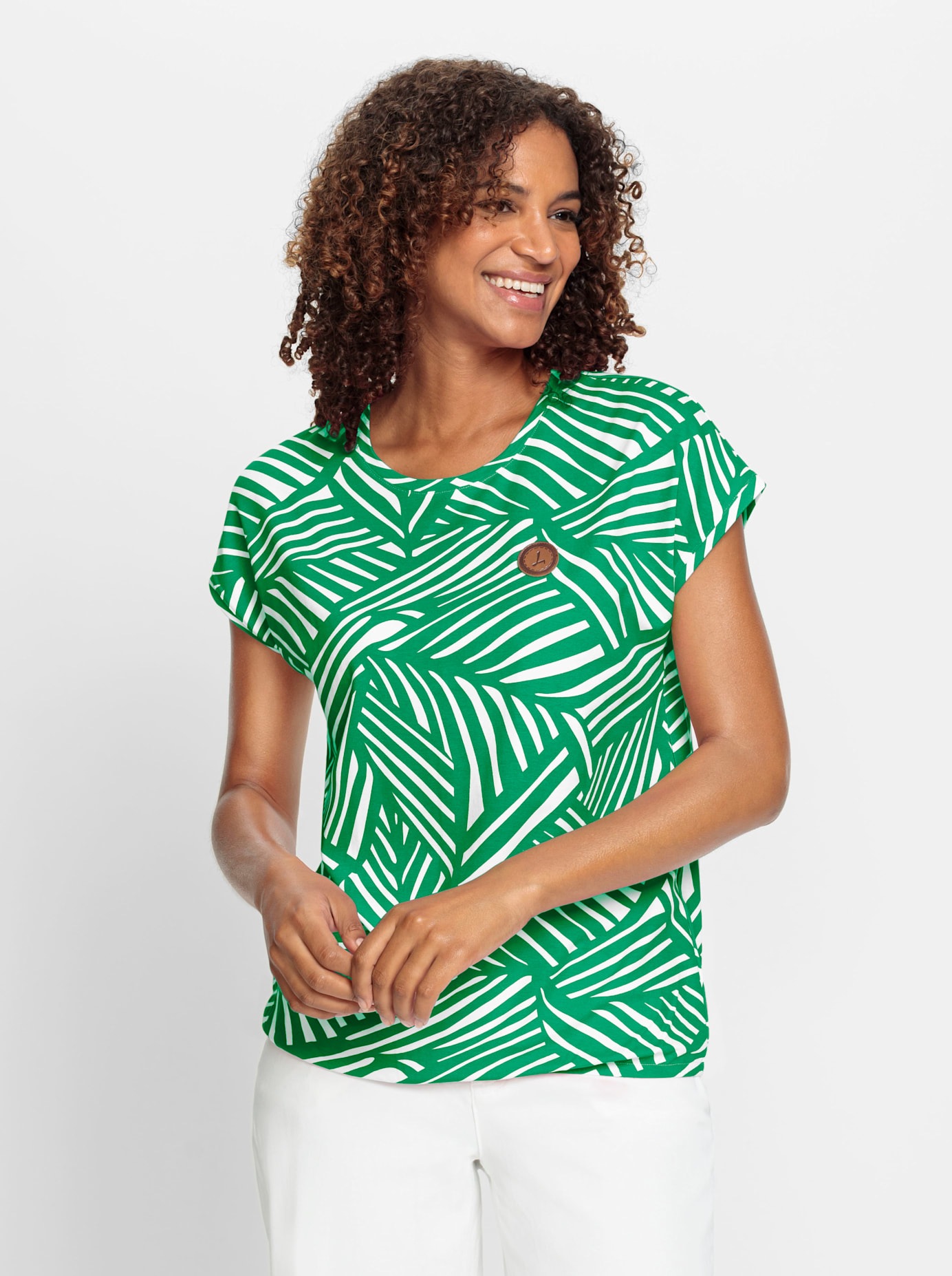 Casual Looks Rundhalsshirt "Shirt", (1 tlg.) günstig online kaufen