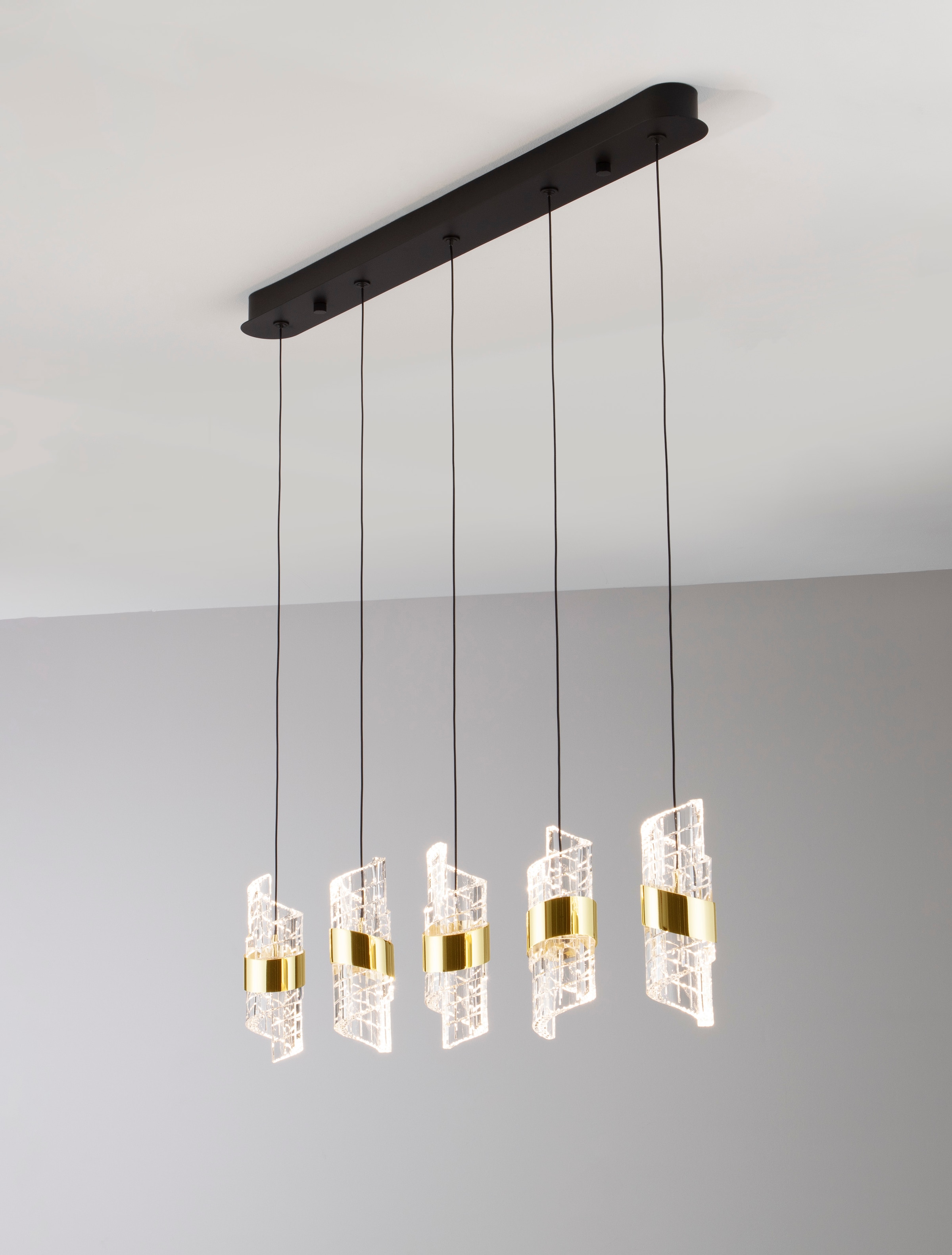 Nova Luce Pendelleuchte »SENECA«, 5 flammig, Leuchtmittel LED-Modul | LED fest integriert
