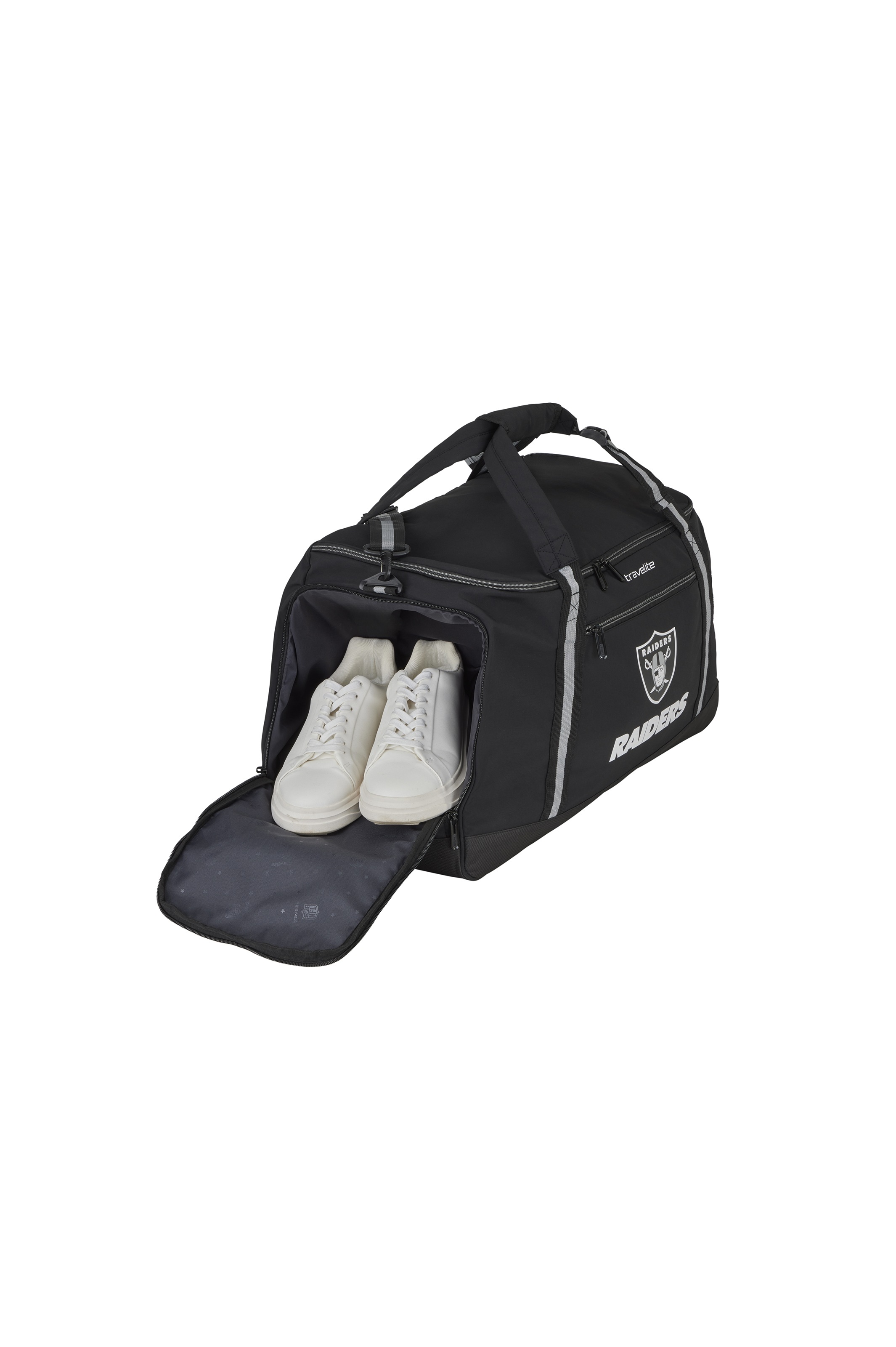 travelite Sporttasche »travelite x NFL Duffle Bag 2in1« als Rucksack nutzbar, große Öffnung, Schuhfach und Aufsteckfunktion