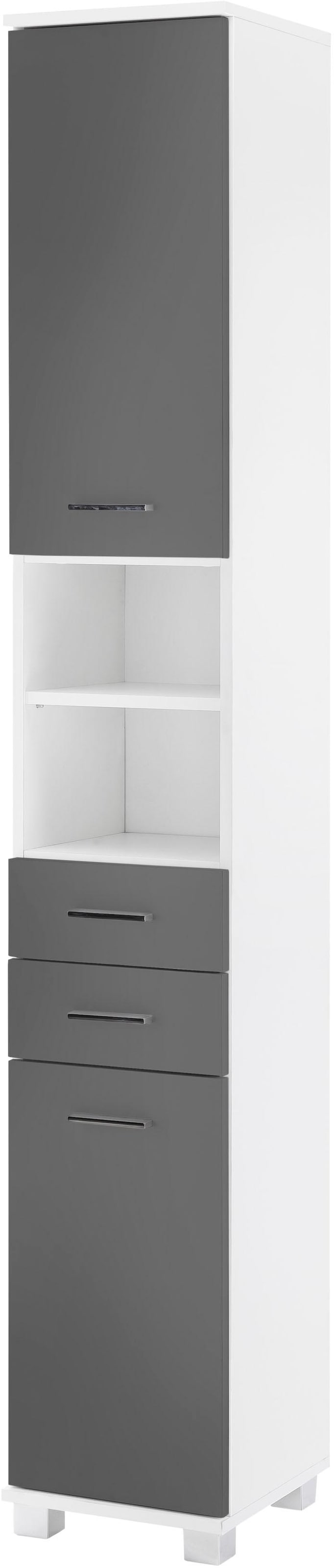 Schildmeyer Hochschrank »Lumo«, Breite 30 cm, mit 2 Türen, 2 Schubladen & 2  offenen Fächern kaufen | BAUR | Hochschränke