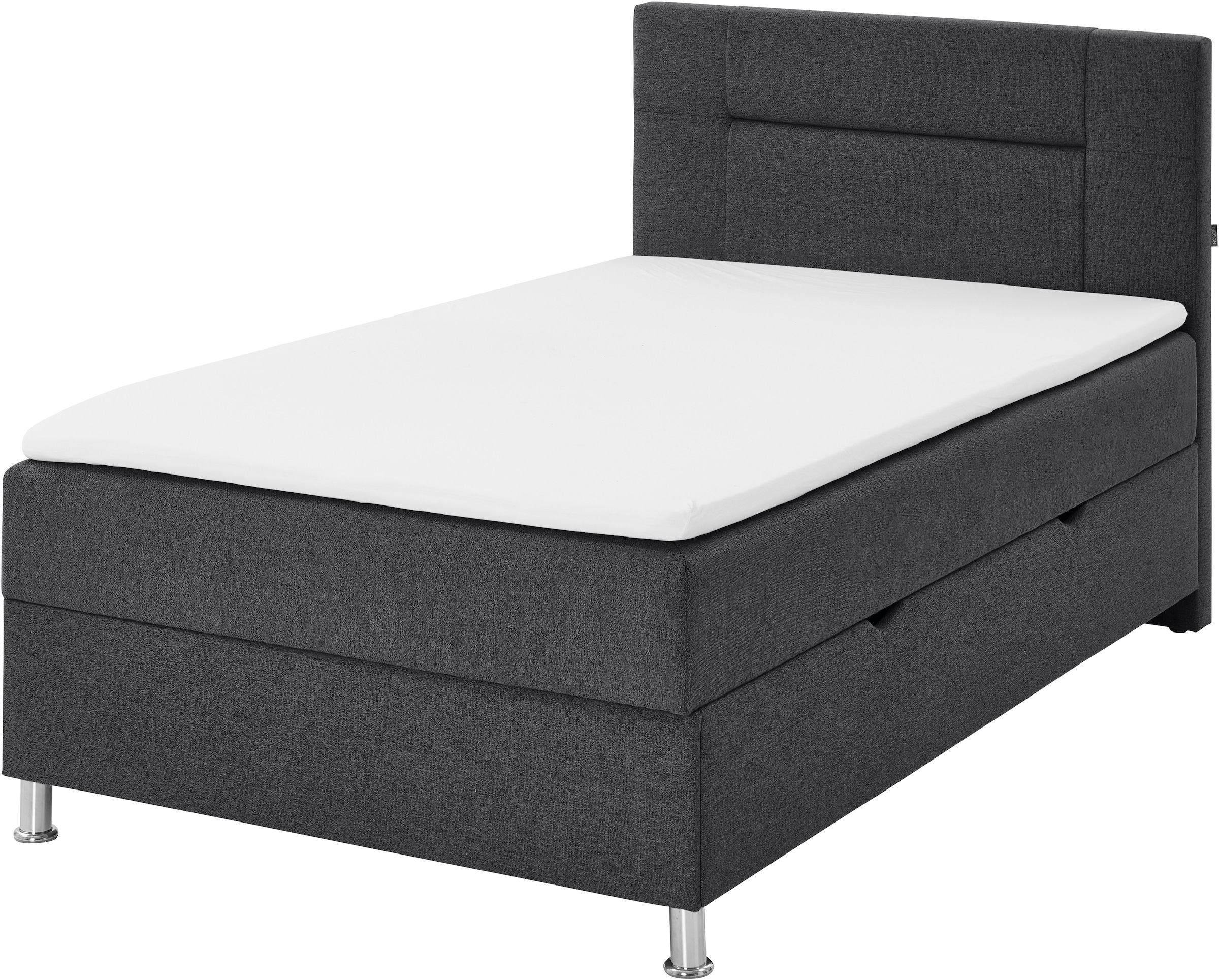 INOSIGN Boxbett »Escalon mit Bettkasten, inkl. Topper«, erhältlich in den Breiten 120x200cm und 180x200cm