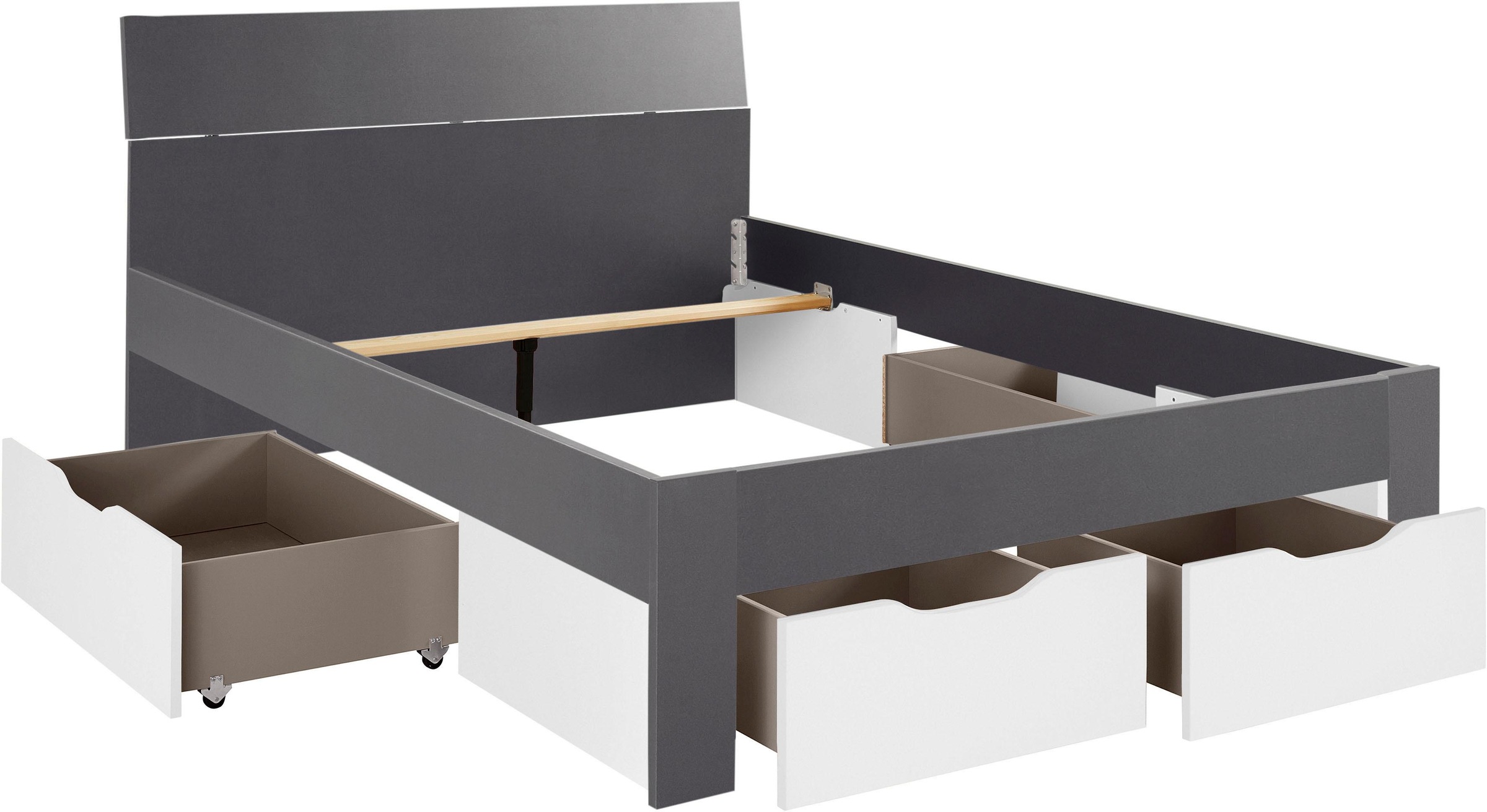 Thumbnail - rauch Bett "Einzelbett Doppelbett Stauraum FLEXX Breiten 90/140/180 cm" Einzelbett Doppelbett Stauraum FLEXX Breiten 90/...