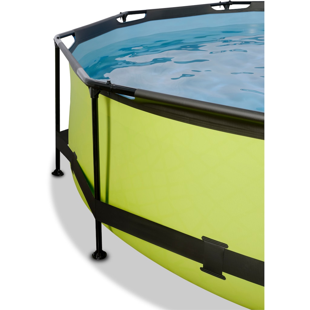 EXIT Framepool »Lime Pool øxH: 360x76cm«, mit Filterpumpe, grün