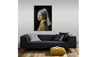 Leinwandbild »Meisje met de pare, Jan Vermeer«