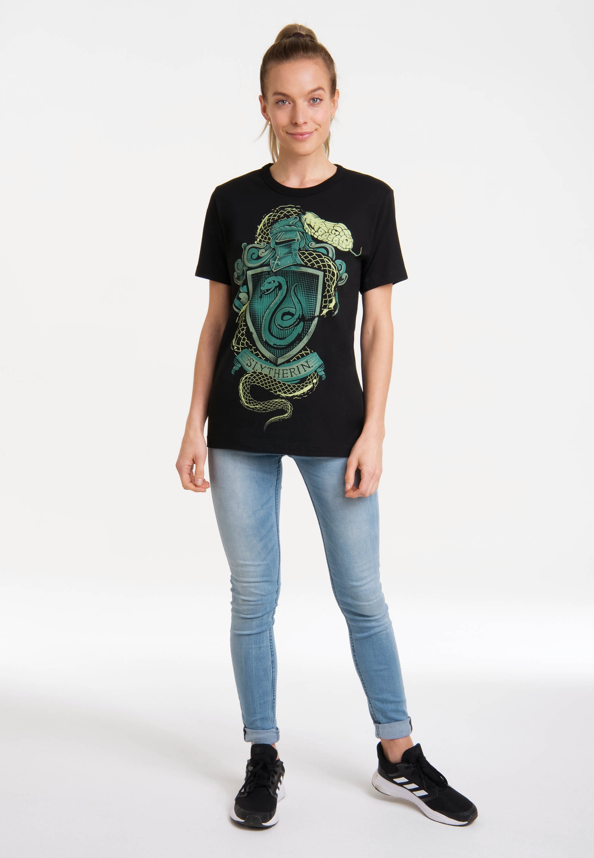 LOGOSHIRT T-Shirt »Harry Potter - Slytherin«, mit lizenziertem Print