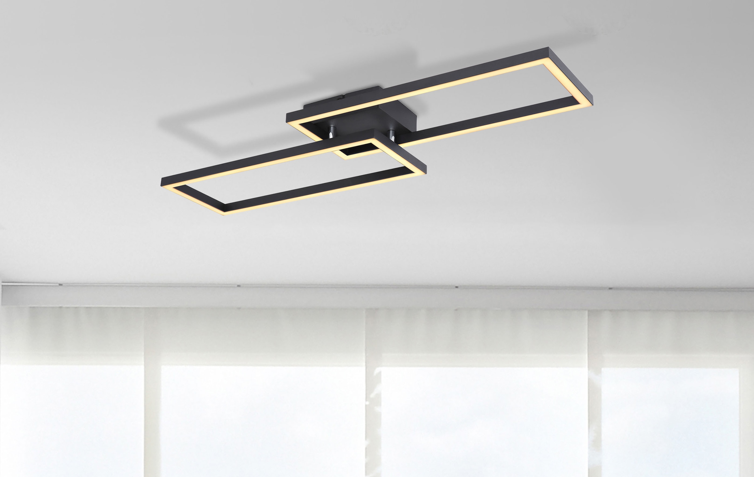 GLOBO LIGHTING LED Deckenleuchte »TATJANA«, Leuchtmittel LED-Modul | LED fest integriert, Deckenlampe/Wohnzimmer/Schlafzimmer/modern
