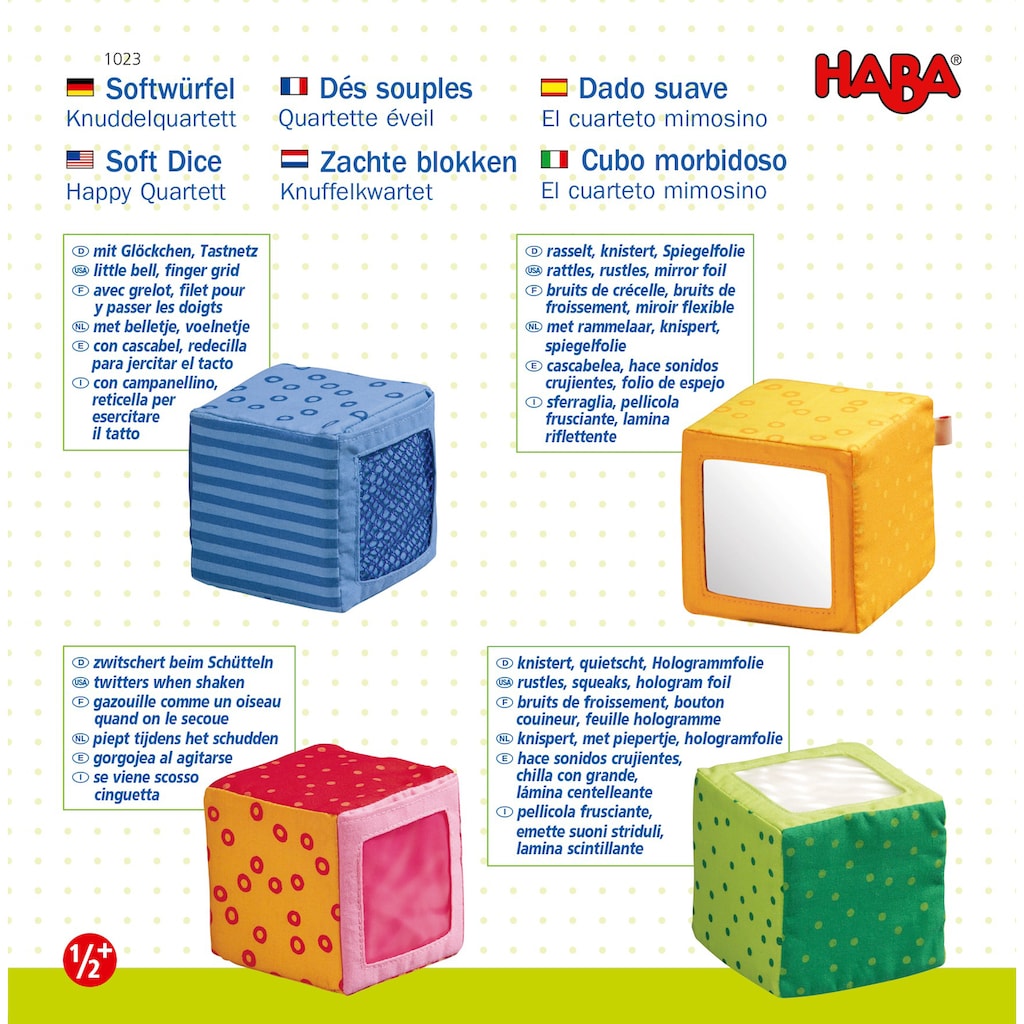 Haba Spielbausteine »Knuddelquartett«, (4 St.)