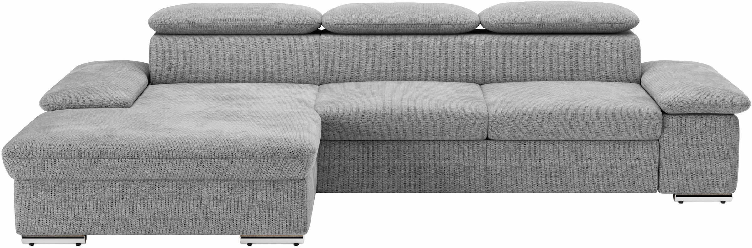 sit&more Ecksofa "Valantine L-Form, B: 286 cm" mit Arm- & Kopfteilverstellung, optional mit Schlaffunktion