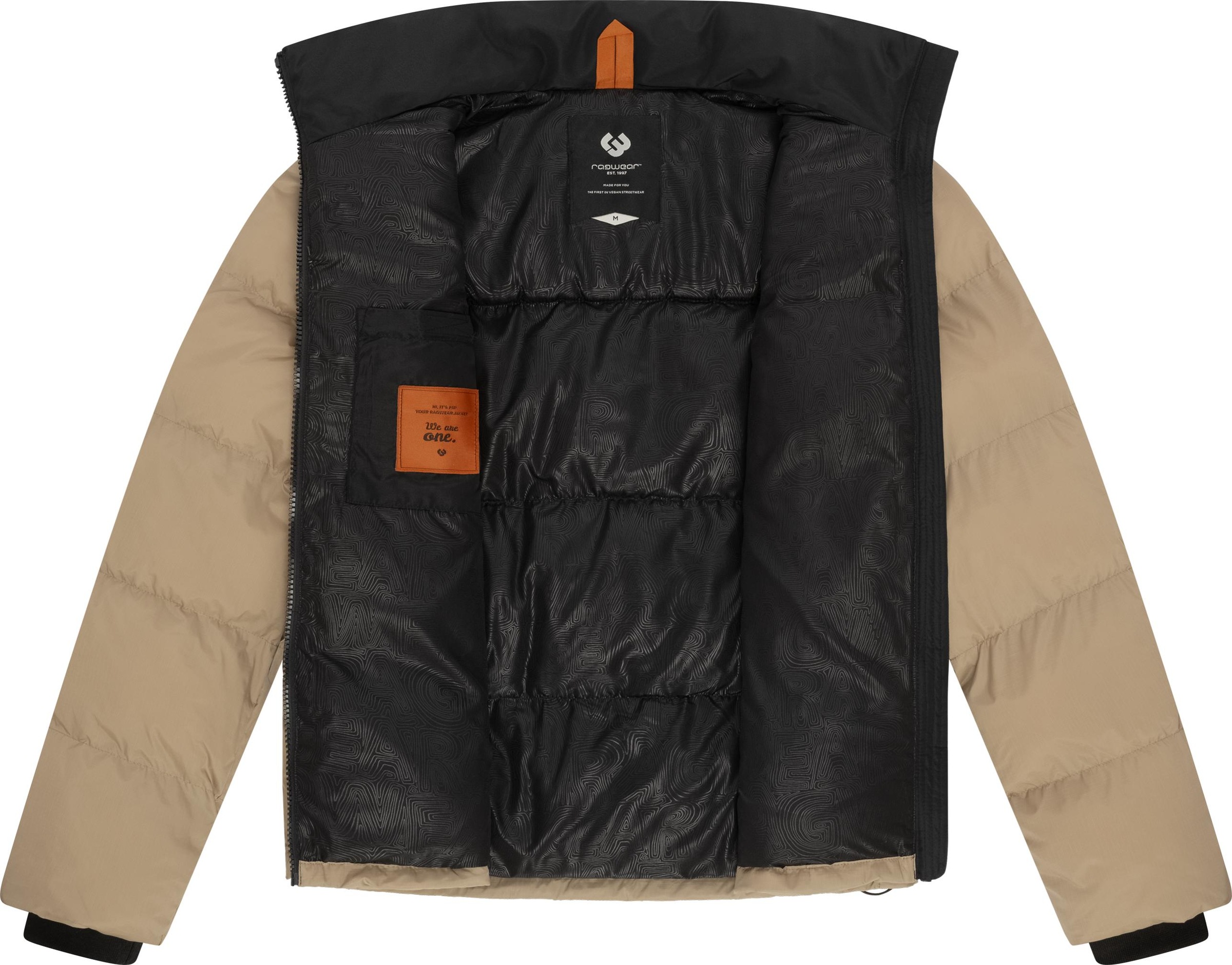 Ragwear Outdoorjacke »Stafen«, ohne Kapuze, Wasserdichte Herren Winterjacke im Retro-Look