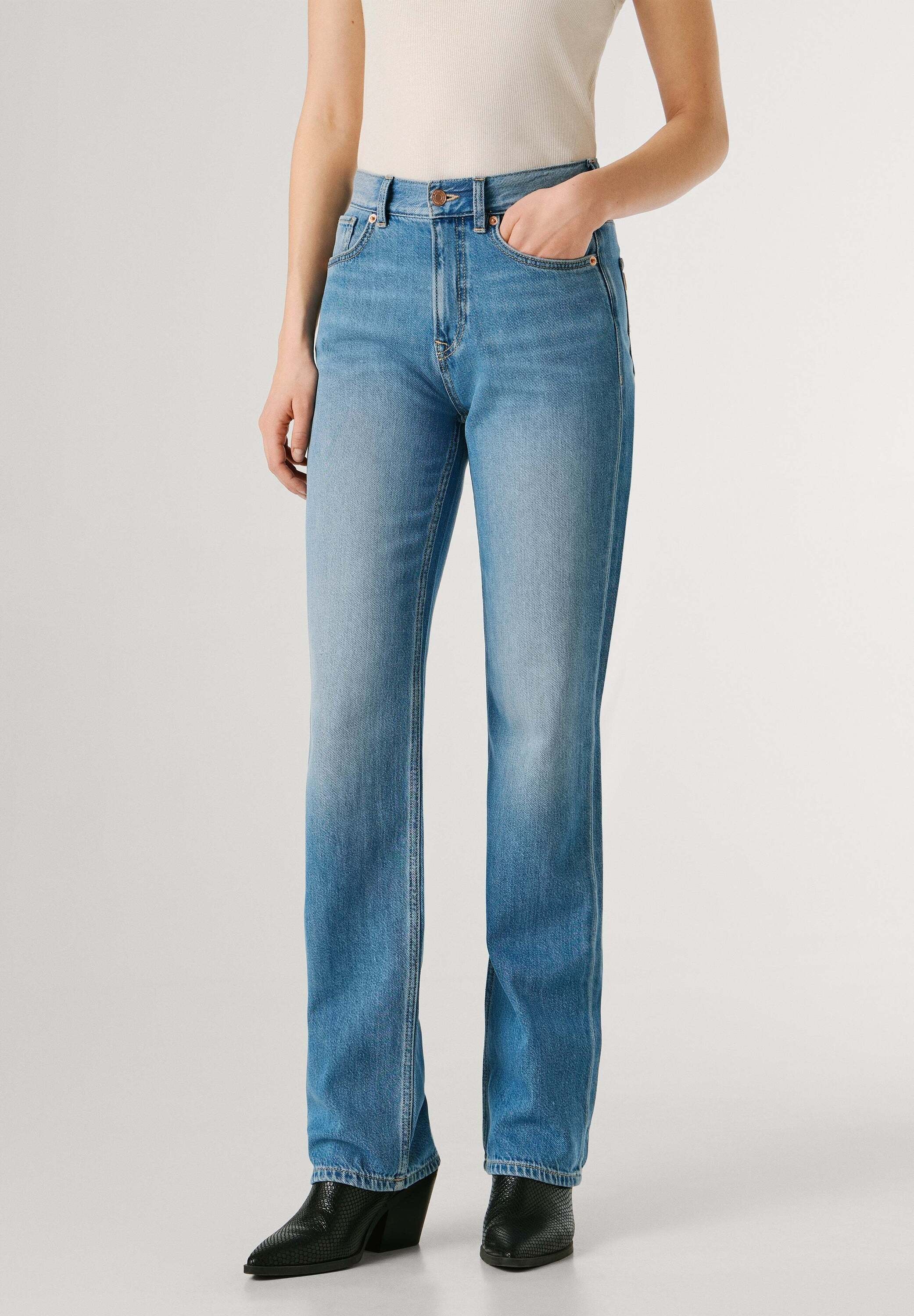 Pepe Jeans Straight-Jeans "straight leg jeans STRAIGHT JEANS HW ROBYN"