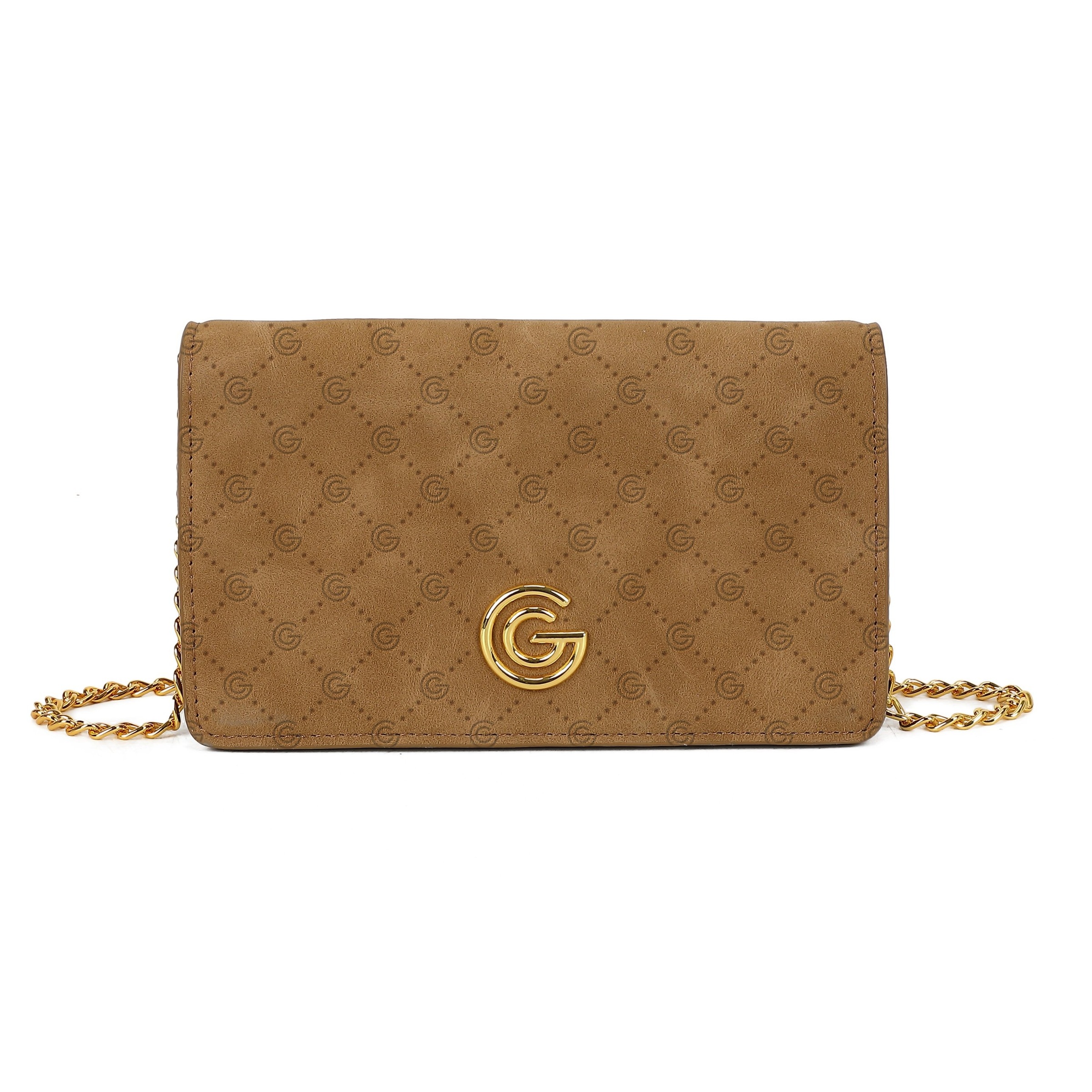 GABRIELLA G By Gabriella Gucci Geldbörse »QUEEN« Damen Geldbeutel, Portemonnaie mit goldfarbener Umhängekette